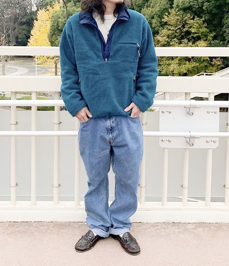 【patagonia glissade】アイスグレー×ネイビー　Mサイズ patagonia glissade】アイスグレー×ネイビー Mサイズ patagonia