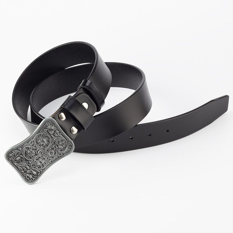 Designer Vintage Vintage Belt Riveted Belts Menswear Accessories Size ONE SIZE - 2 Thumbnail