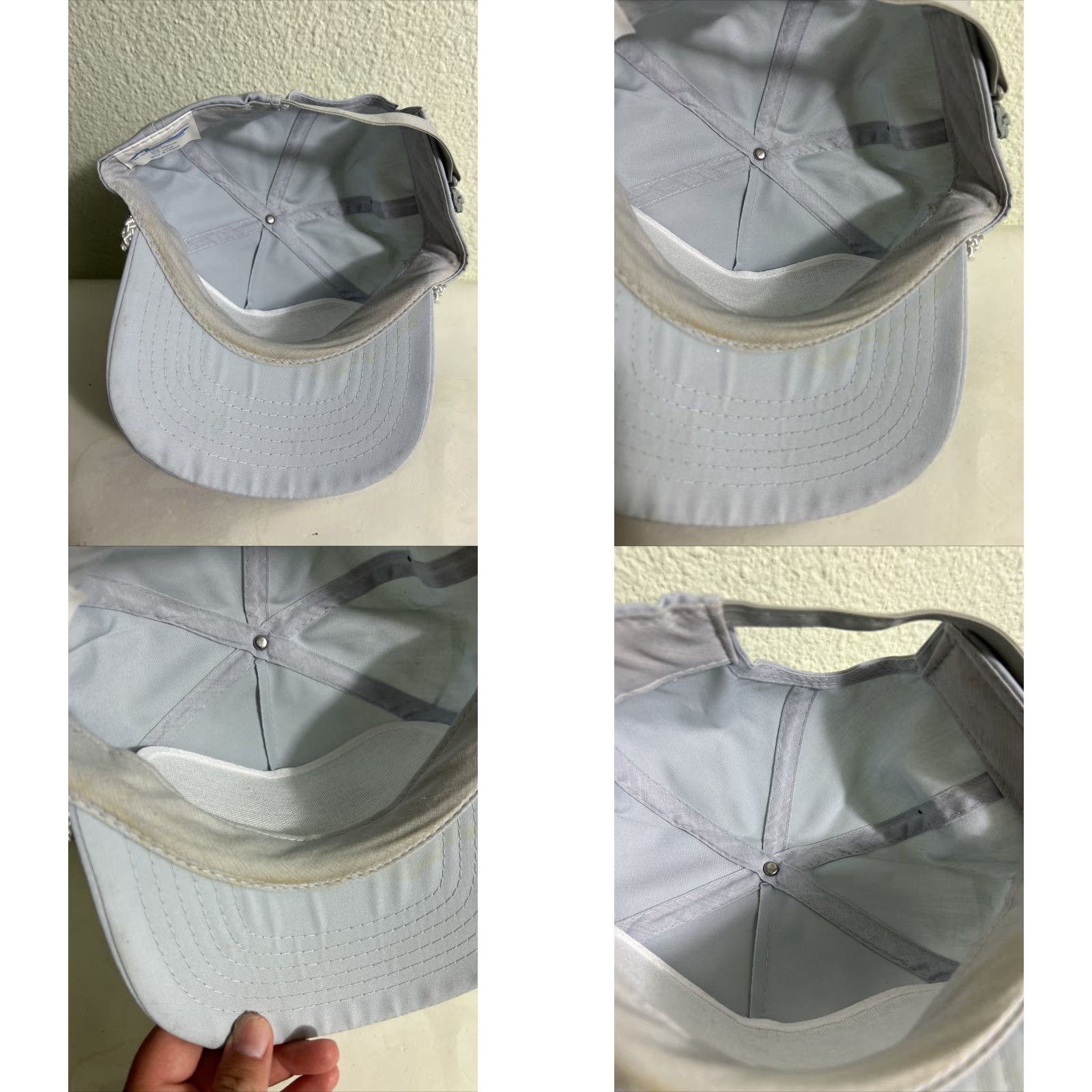 Vintage Jackson Hole Wyoming Strap Back Trucker Hat Gray Eagle Woods Mountains Adjust Size ONE SIZE - 10 Thumbnail