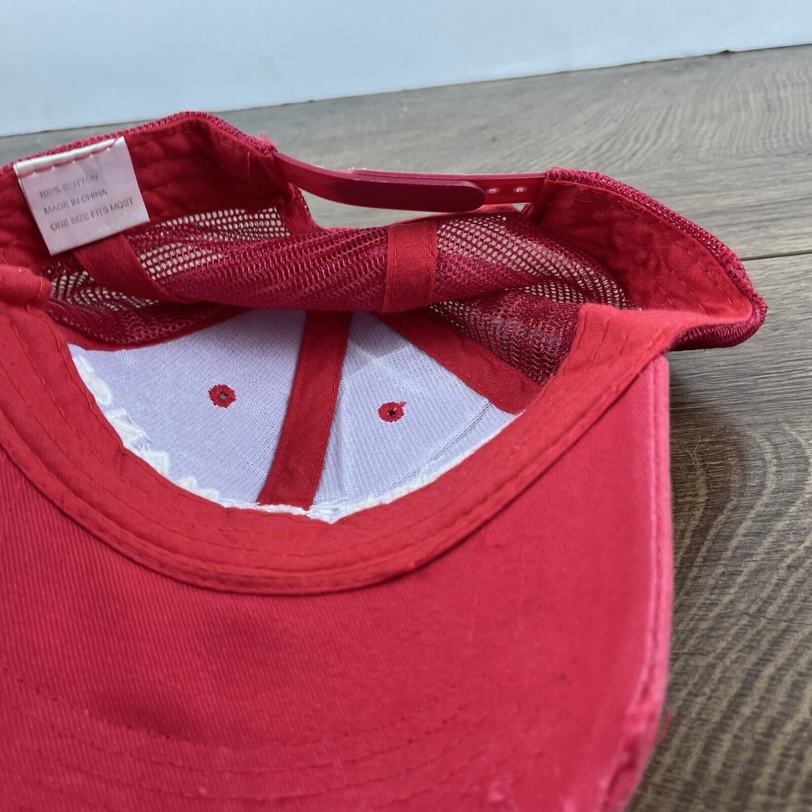 Other Performance Food Service Hat Red Cap Adjustable Hat Red Adul Size ONE SIZE - 12 Thumbnail