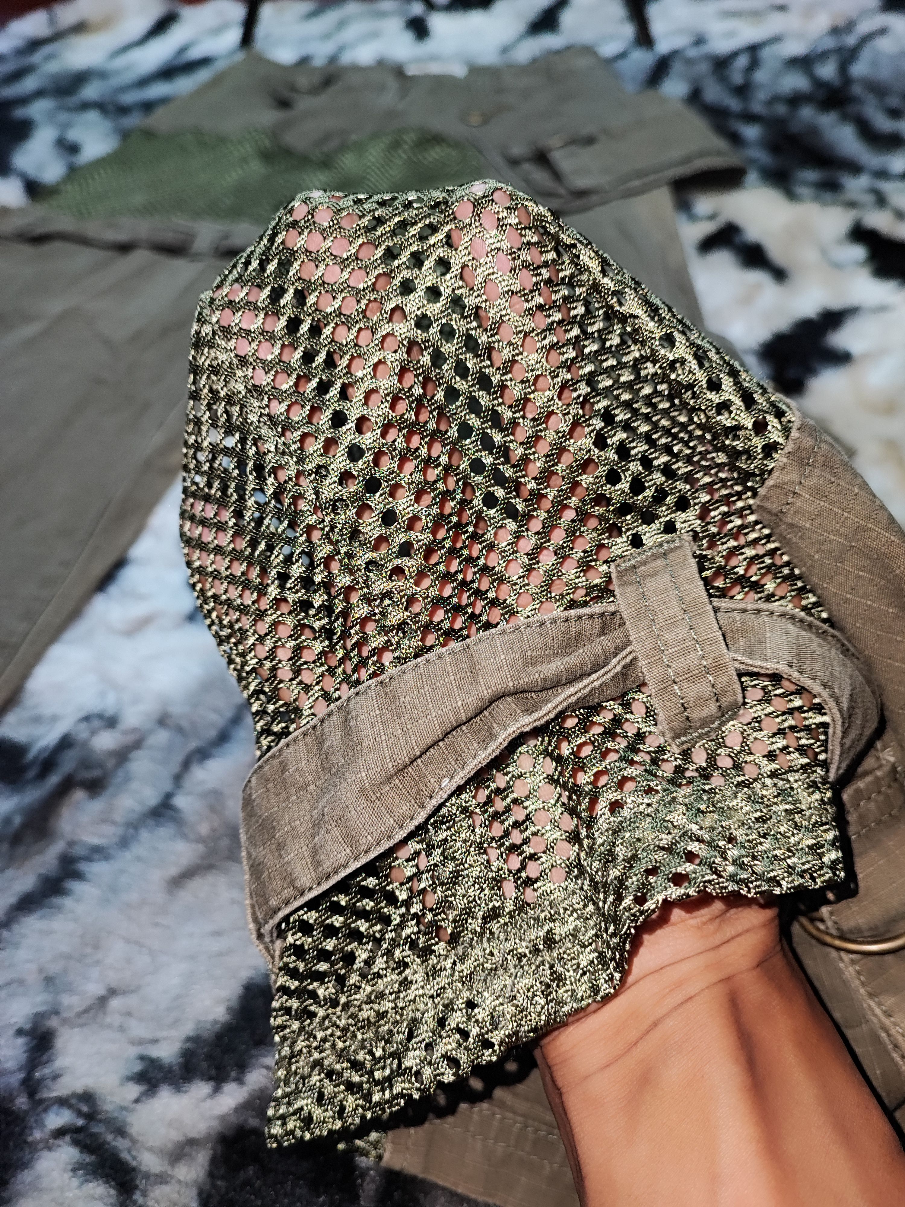 If Six Was Nine Vintage LB-03 Bondage Punk Cargo Mesh Military Pants Size US 28 / EU 44 - 5 Thumbnail