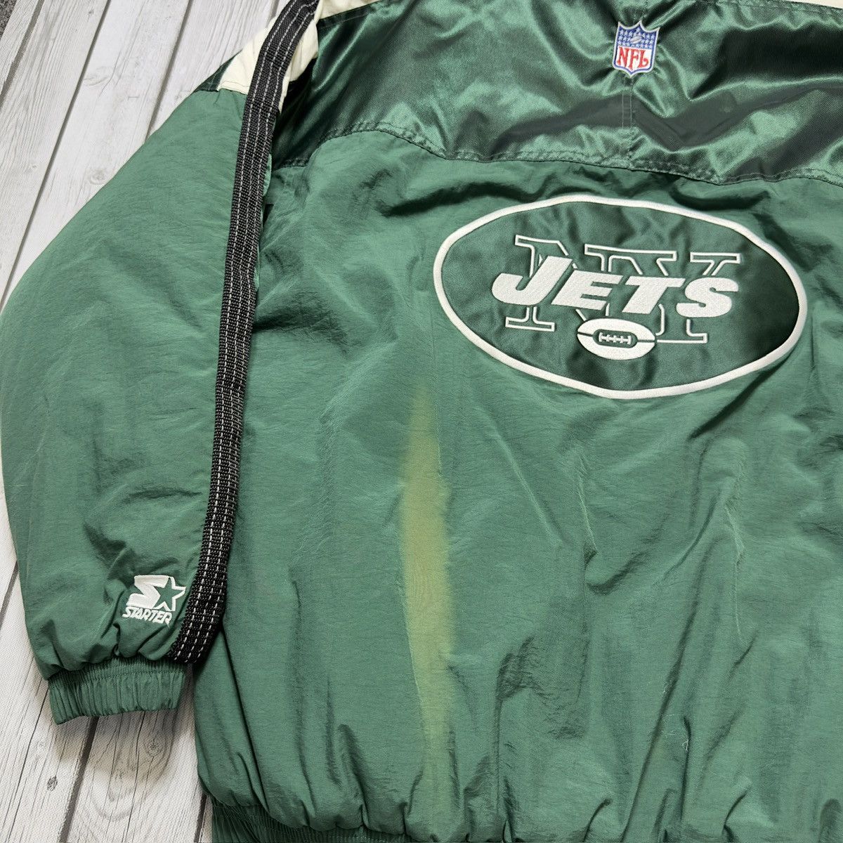 Starter Vintage New York Jets jacket Size US L / EU 52-54 / 3 - 5 Thumbnail
