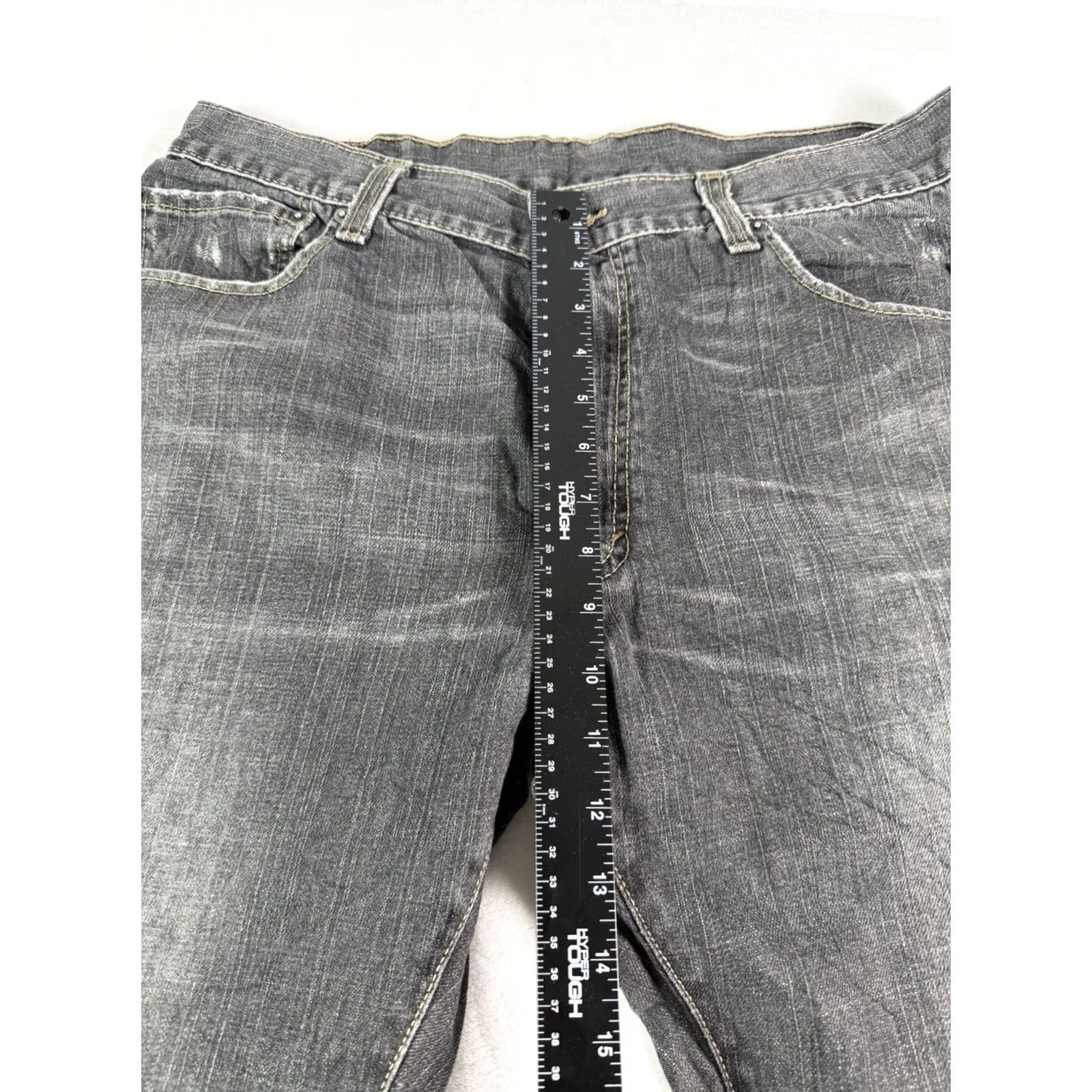 Levi's VINTAGE Levi's 520 Jeans Slim Distressed Black 34x30 Men Size US 34 / EU 50 - 6 Thumbnail
