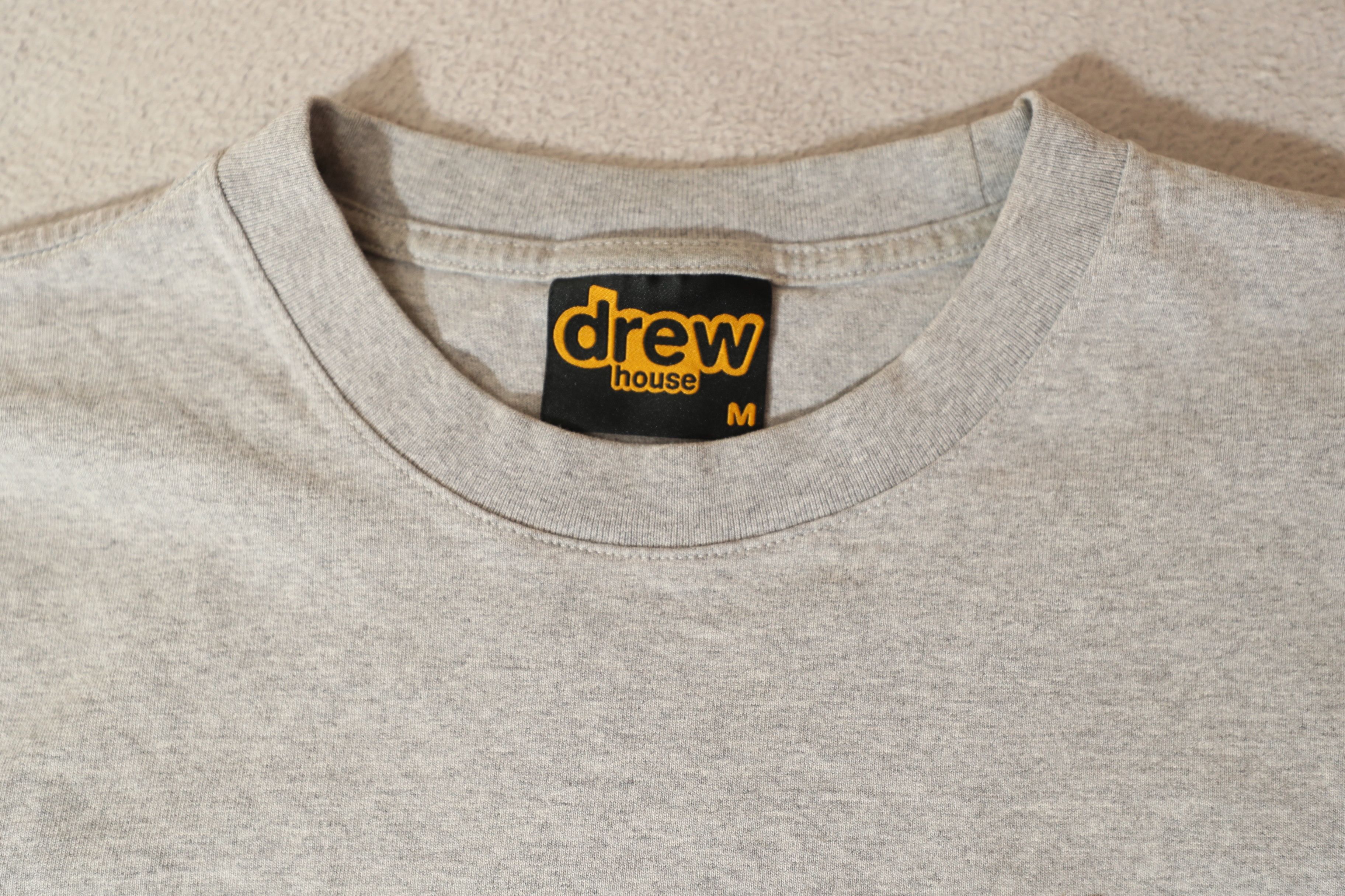 Drew House Drew House Grey Pocket Tee (M) Size US M / EU 48-50 / 2 - 5 Thumbnail