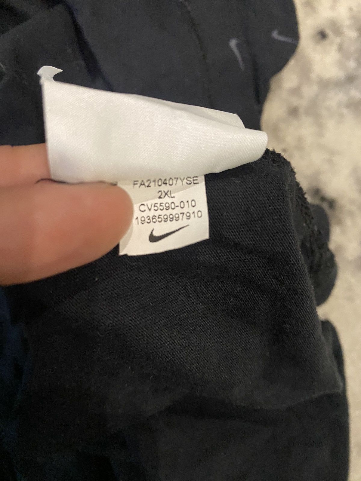 Nike × Vintage Nike Monogram Swoosh Tee Vintage Streetwear Xl Size Size US L / EU 52-54 / 3 - 6 Thumbnail
