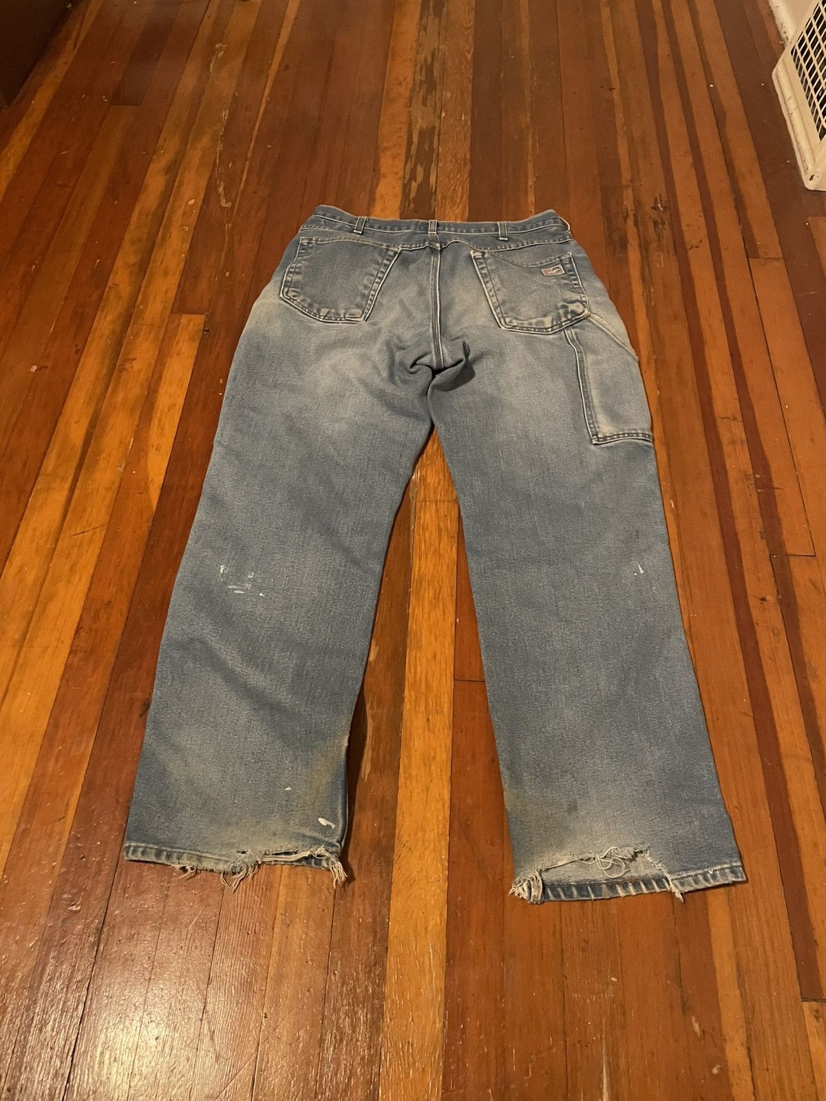 Vintage Vintage Baggy Distressed Jeans, 36x32 Size US 36 / EU 52 - 2 Thumbnail