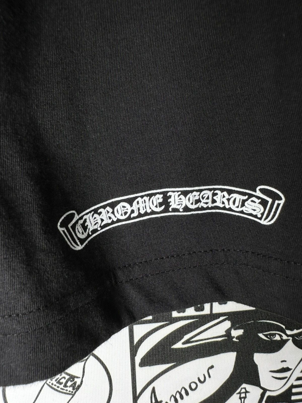 Chrome Hearts Chrome Hearts Neck Logo Tee Large Black Size US L / EU 52-54 / 3 - 8 Thumbnail