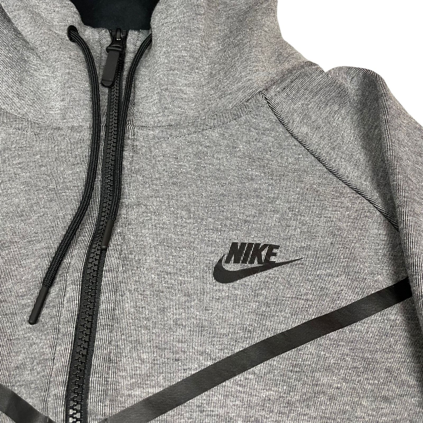 Nike Nike Tech Fleece Men's Gray Cotton Full Zip Hoodie Medium Size US M / EU 48-50 / 2 - 3 Thumbnail