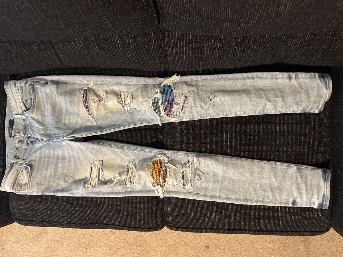 Amiri Amiri mx1 multi color bandana Size US 30 / EU 46 - 1 Thumbnail