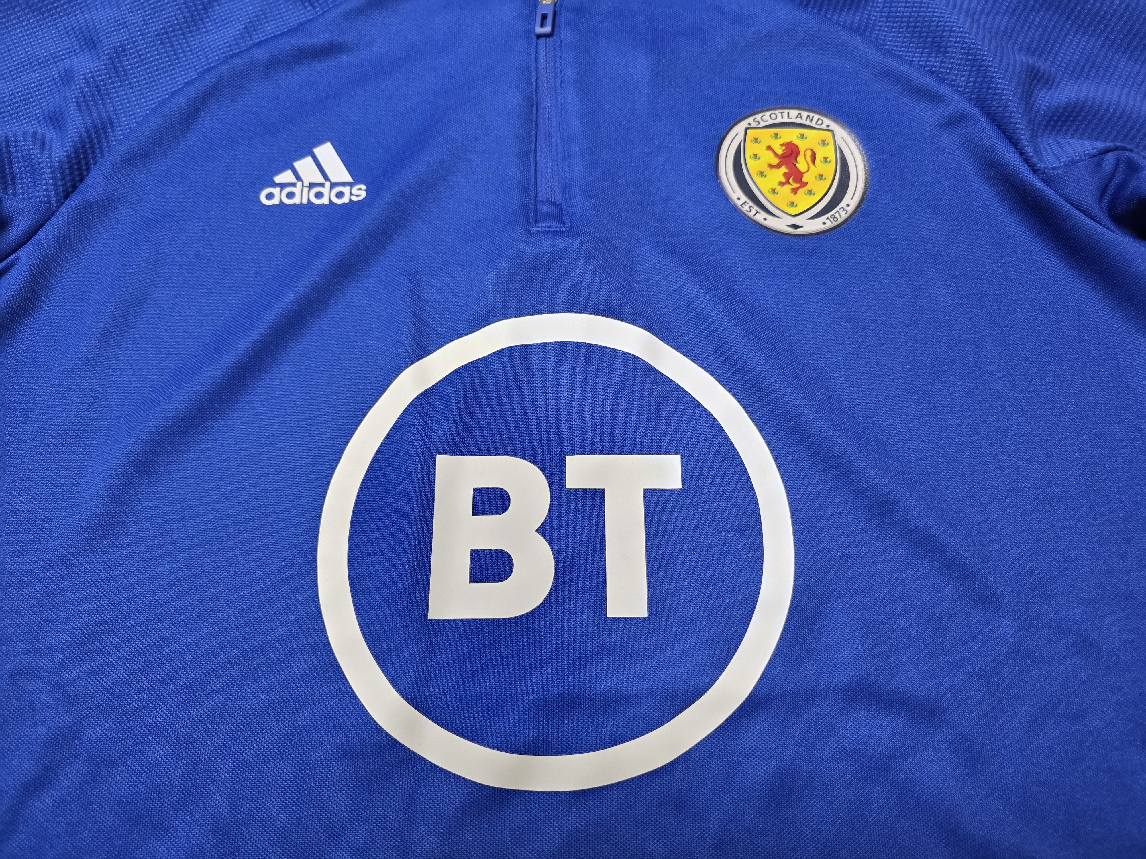 Adidas SCOTLAND 2019 TRAINING FOOTBALL JACKET SOCCER JACKET 1/3 ZIP Size US M / EU 48-50 / 2 - 3 Thumbnail