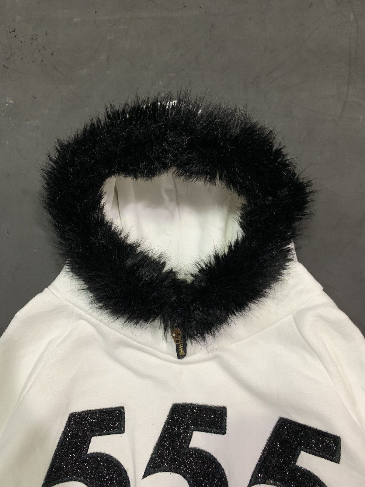 If Six Was Nine × Japanese Brand × Le Grande Bleu (L.G.B.) 🖤BLACFRIDAY🖤Epicegirl fur hoodie ifsixwasnine lgb styled Size S / US 4 / IT 40 - 3 Thumbnail