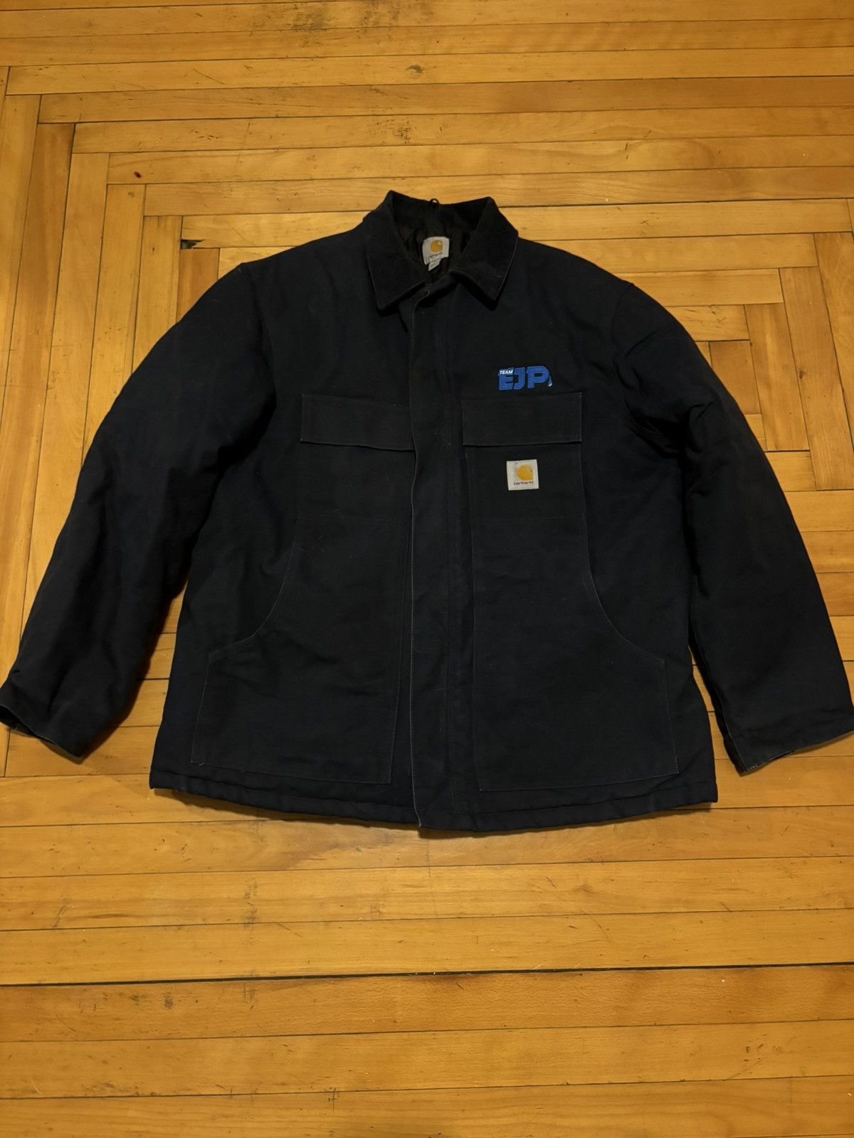 Carhartt × Vintage Carhartt C003-dny Duck Canvas Jacket Quilted Blue Size Xl Size US XL / EU 56 / 4 - 1 Thumbnail