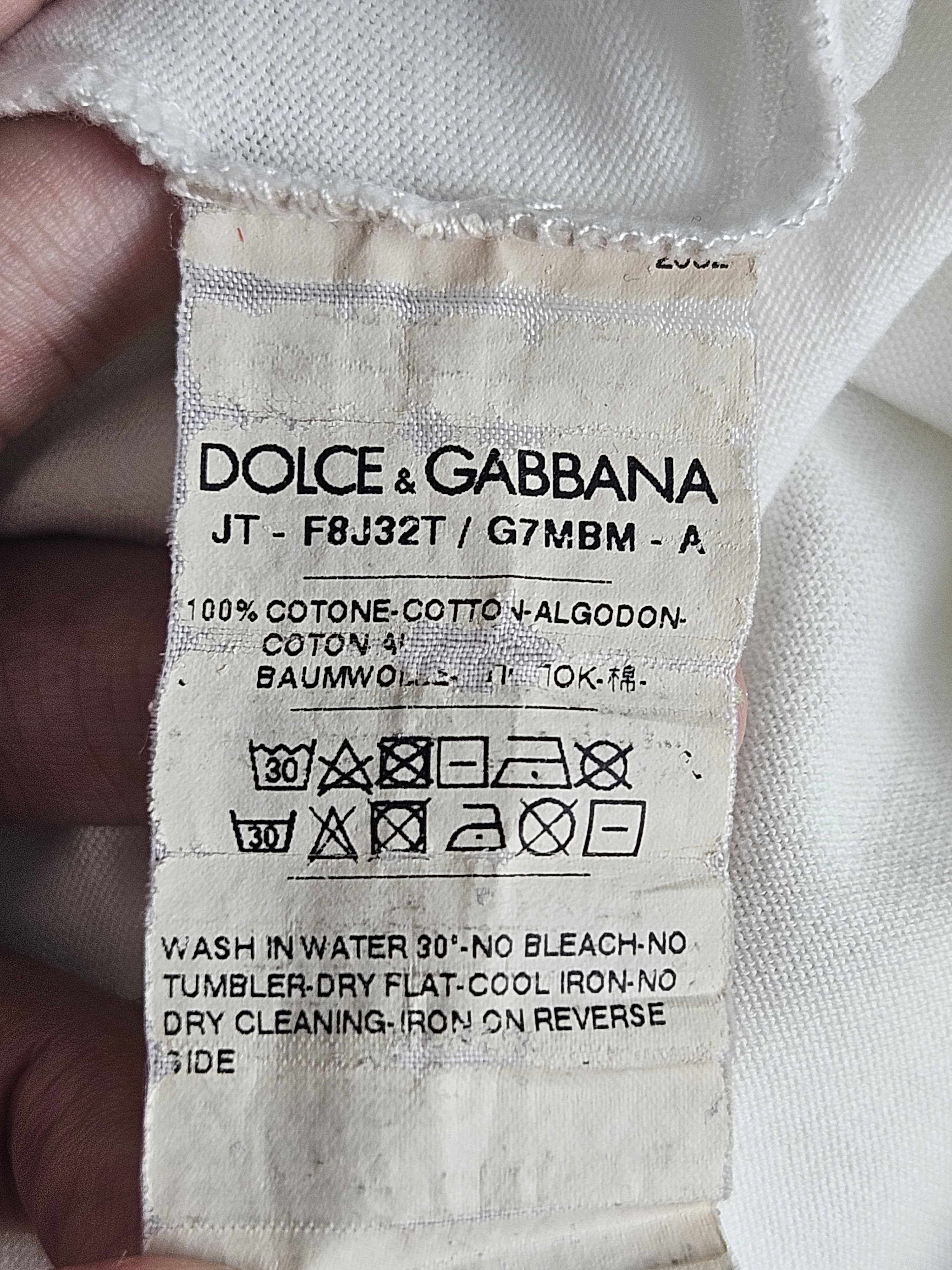 Dolce & Gabbana Dolce & Gabbana I Have a beautiful life shirt Size US L / EU 52-54 / 3 - 5 Thumbnail