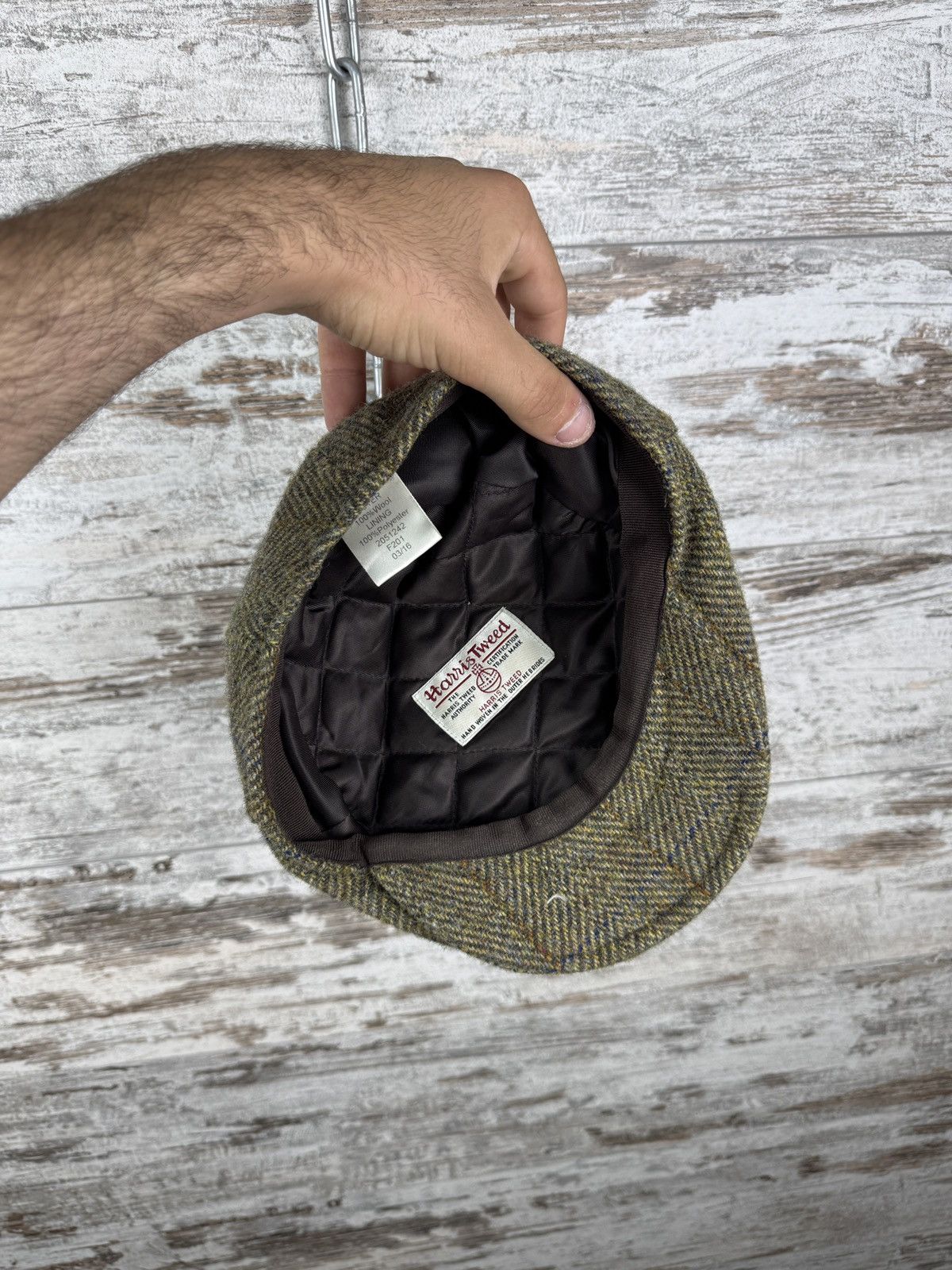 Harris Tweed Mens vintage Harris Tweed cap hats berets wool Size ONE SIZE - 5 Thumbnail