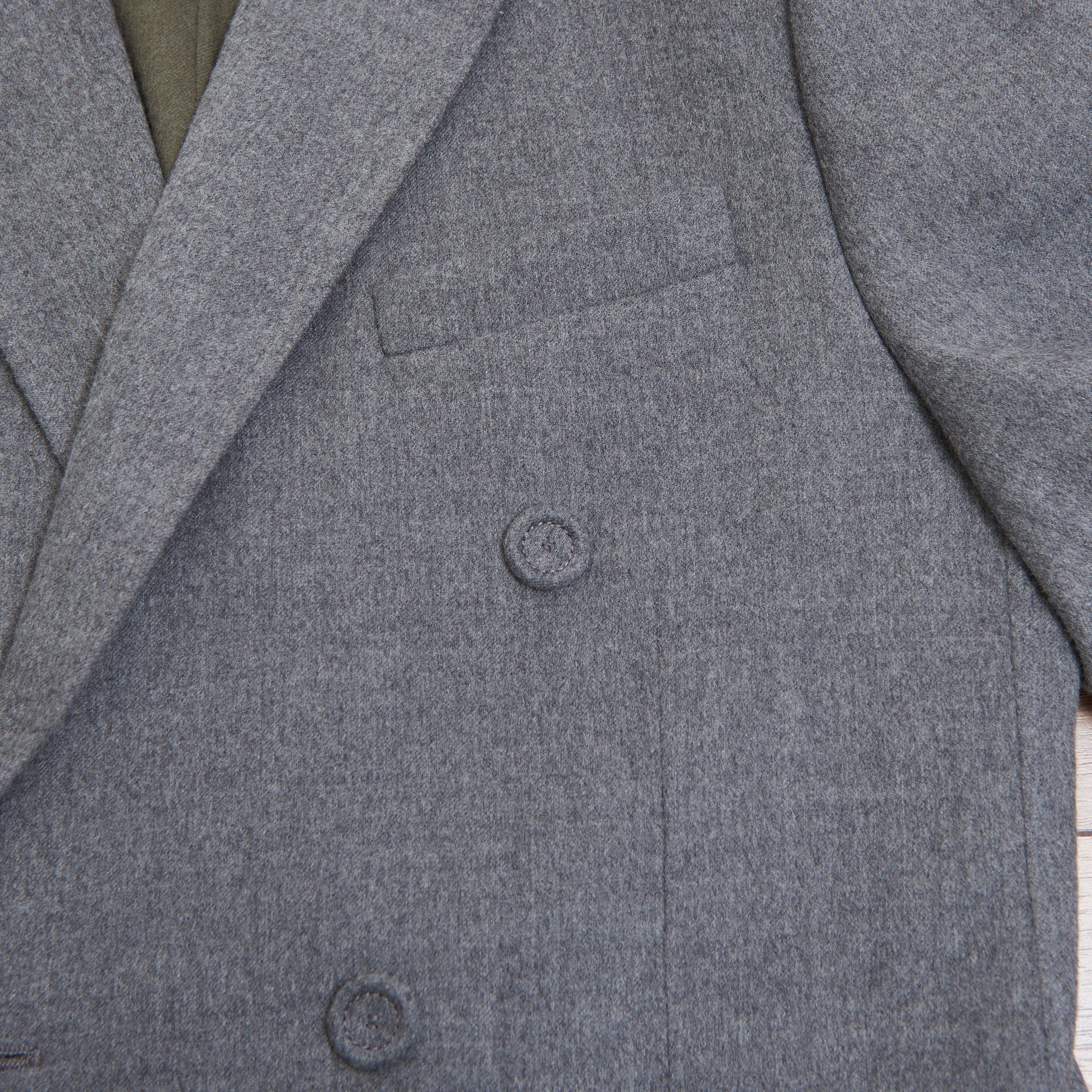 Dior Double Breasted Coat In Gray Virgin Wool Size US M / EU 48-50 / 2 - 13 Thumbnail