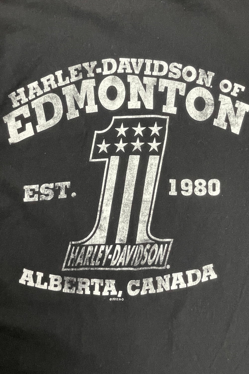 Harley Davidson × Vintage Harley Davidson 2016 “Hit The Road” Edmonton Dealer Tee – Xl Size US XL / EU 56 / 4 - 4 Thumbnail
