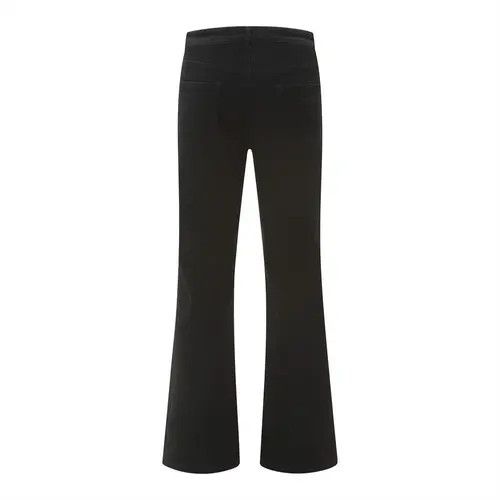 Japanese Brand VIBE Men's solid color basic versatile loose flared jeans Size US 32 / EU 48 - 2 Thumbnail