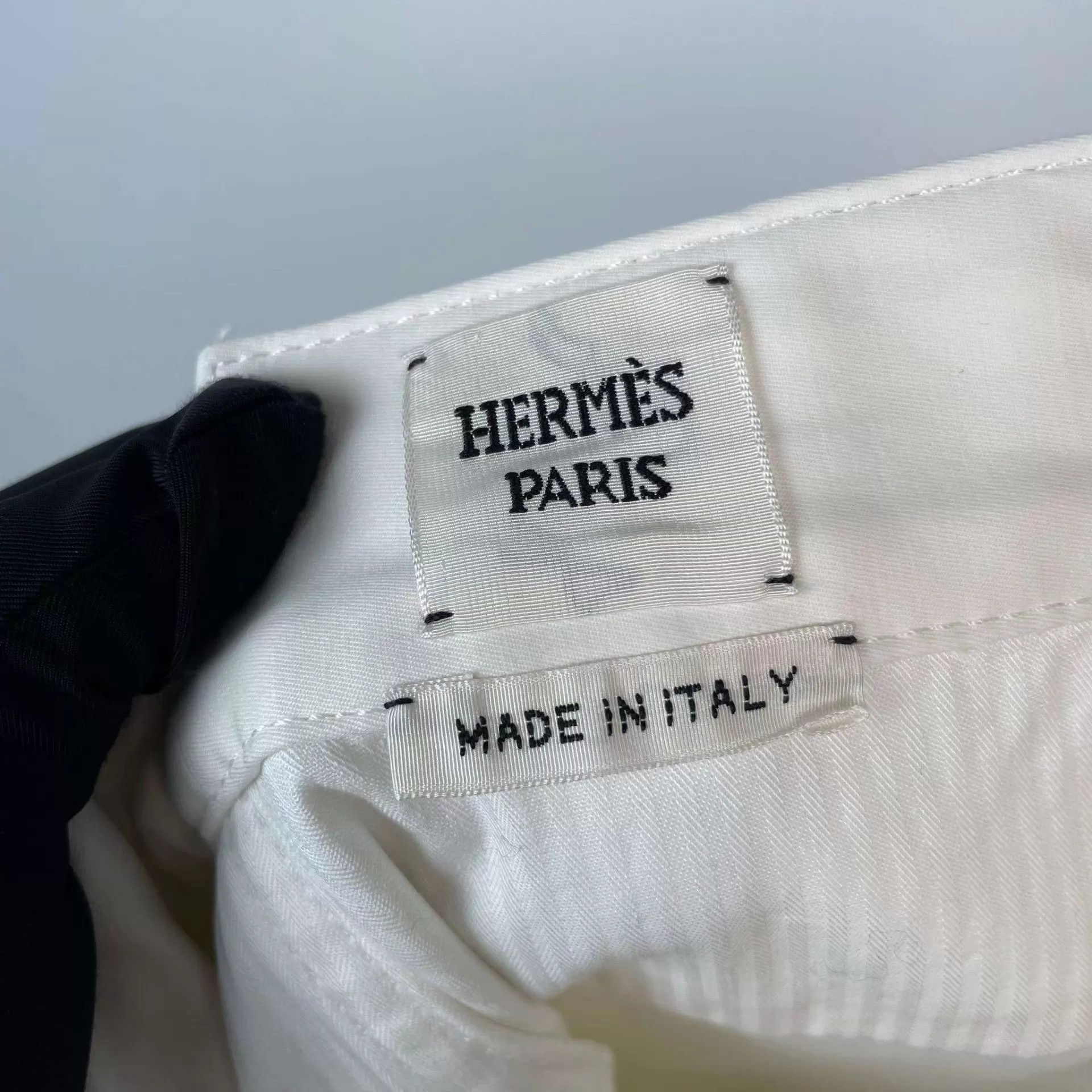 Hermes Hermès White Pants 38 Size 27" / US 4 / IT 40 - 4 Thumbnail
