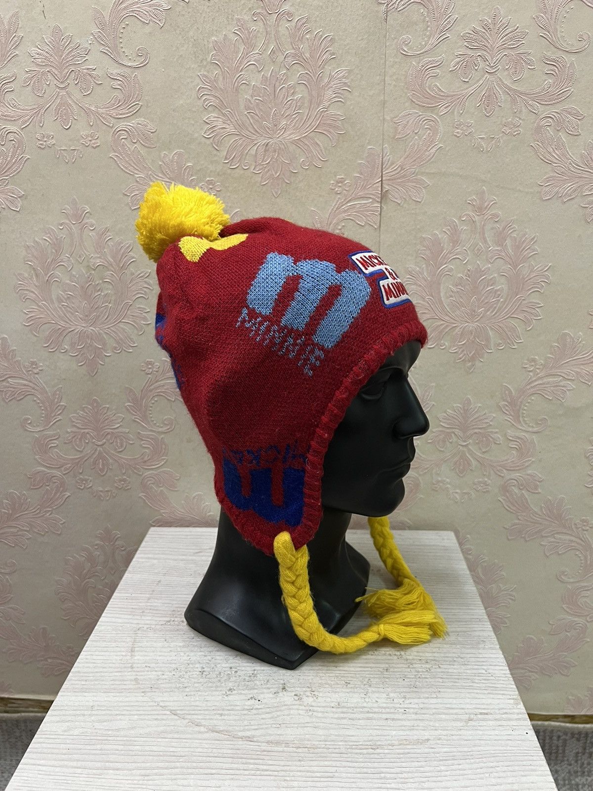 Disney × Mickey Mouse Mickey Mouse Cartoon Earflap Beanie Hats Size ONE SIZE - 4 Thumbnail