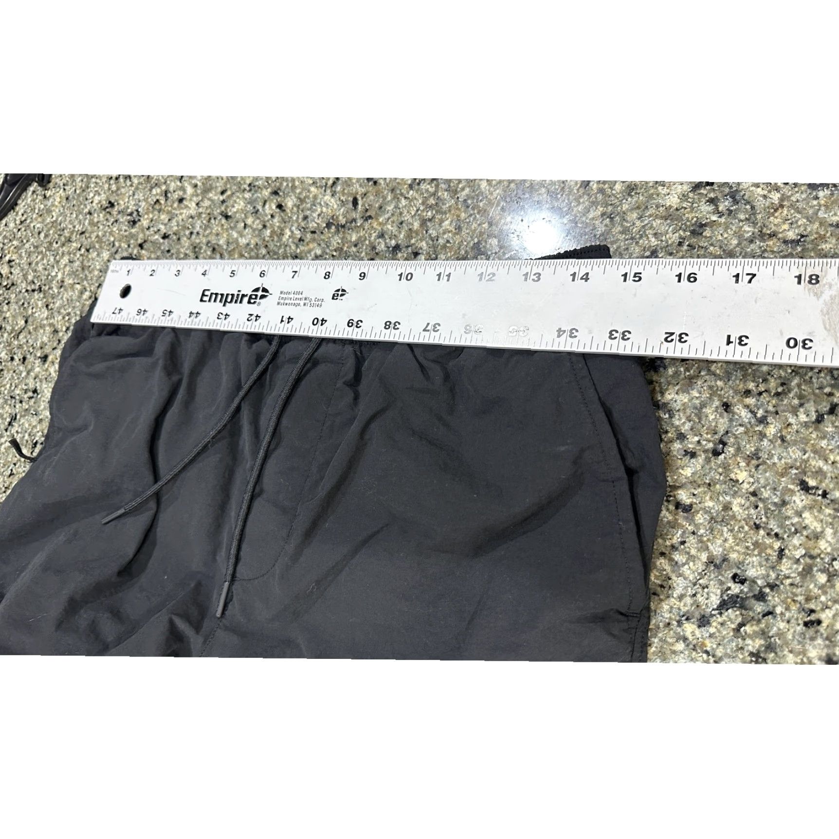 Vintage American Eagle Shorts Men S Black Nylon Swim Trunks Lined Pocket Beach Size US 29 - 5 Thumbnail