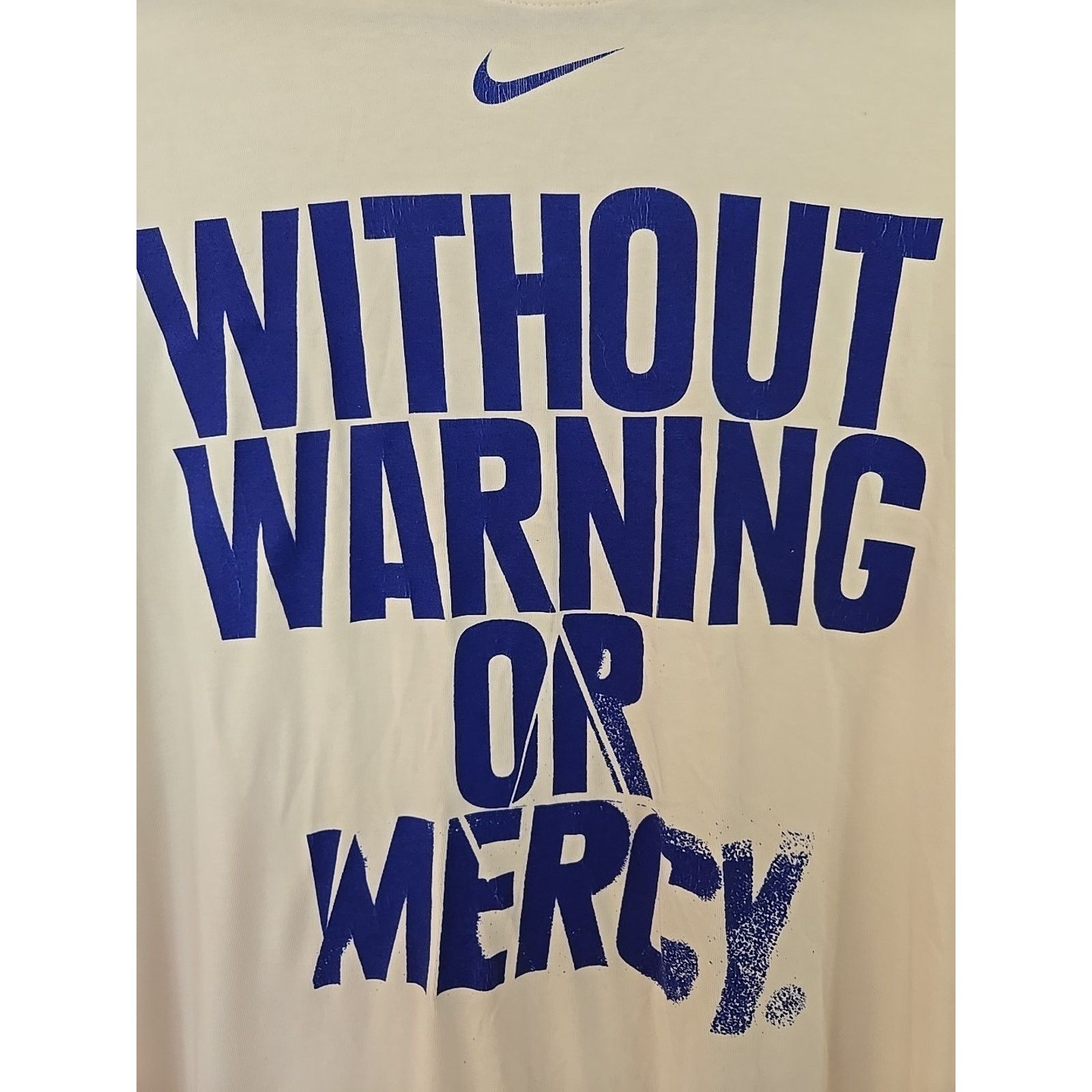 Nike Nike Kobe Bryant T Shirt XL Without Warning Or Mercy Size US XL / EU 56 / 4 - 2 Thumbnail