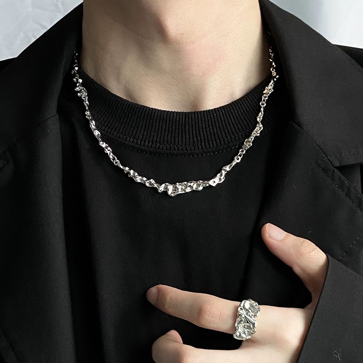 Other New Design STEAL! Y2K Chains Necklace Chain Size ONE SIZE - 1 Thumbnail