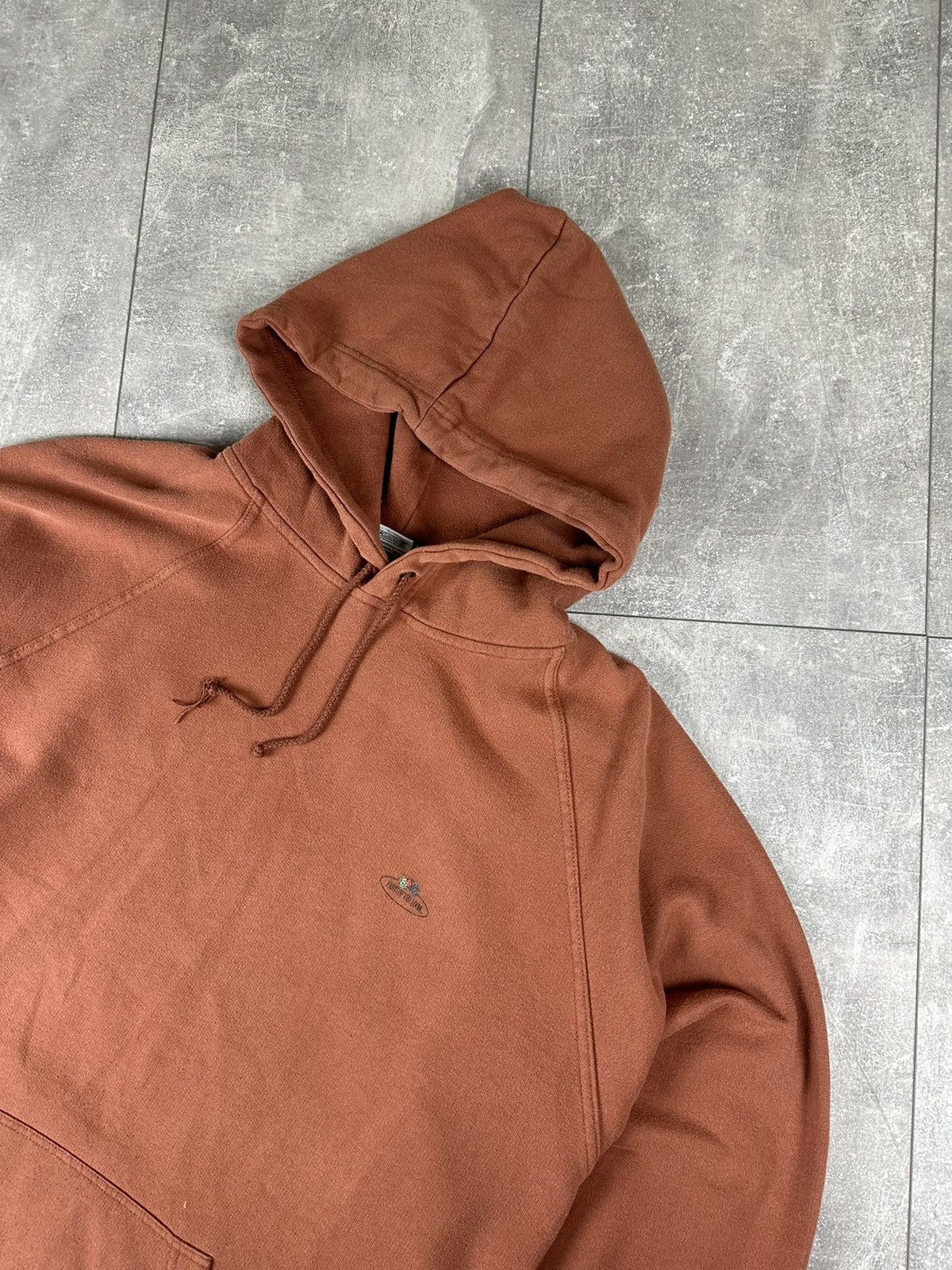 Fruit Of The Loom Fruit Of The Loom Mens Vintage Retro Hoodie Small Logo Size US XXL / EU 58 / 5 - 5 Thumbnail