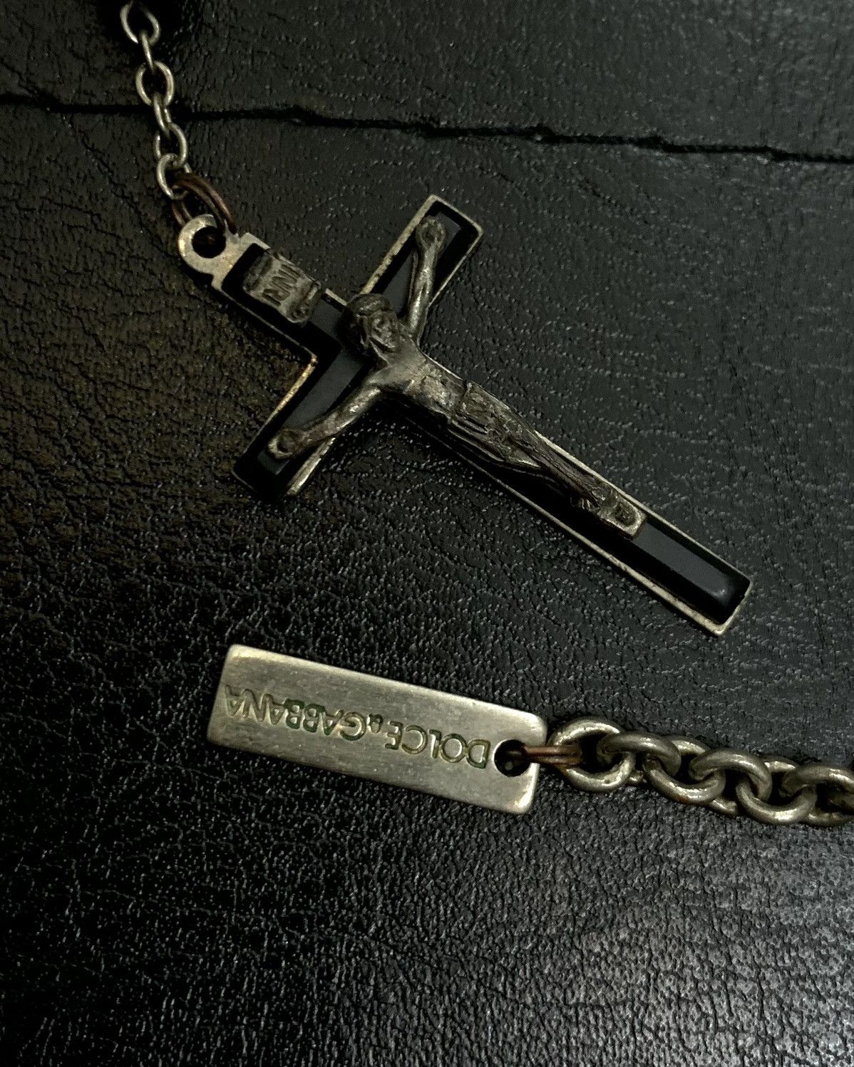 EARLY 2000's DOLCE & GABBANA ROSARY NECKLACE