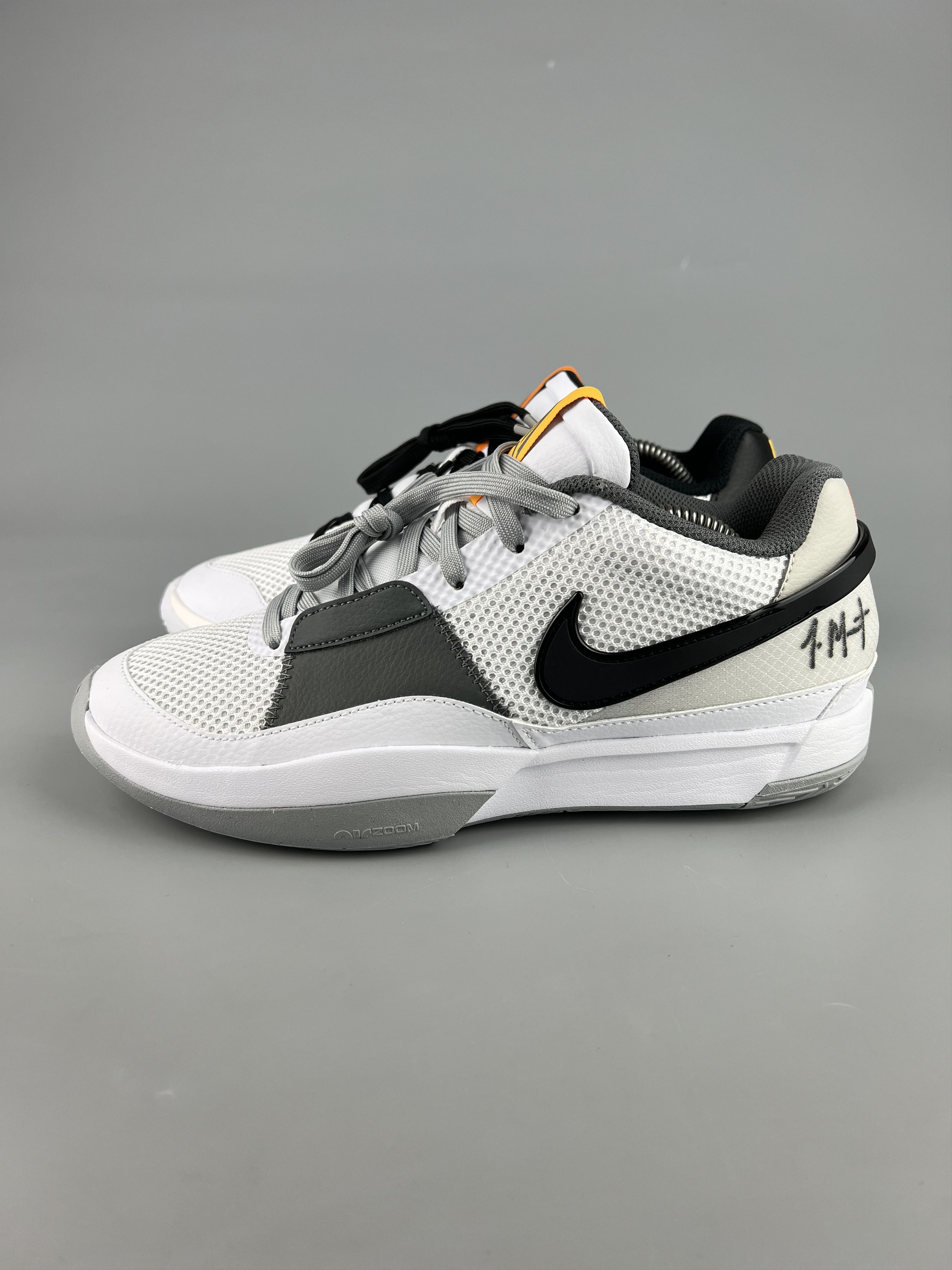 Nike Nike Ja 1 White Light Smoke Grey Basketball Shoes Size US 8 / EU 41 - 2 Thumbnail