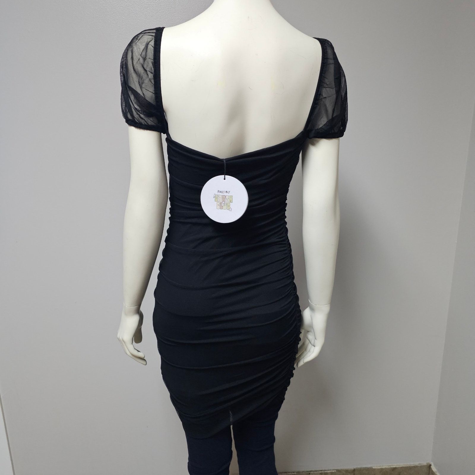 PRINCESS POLLY NWT Princess Polly Chani Mini Dress Black Size 6 Size M / US 6-8 / IT 42-44 - 2 Thumbnail