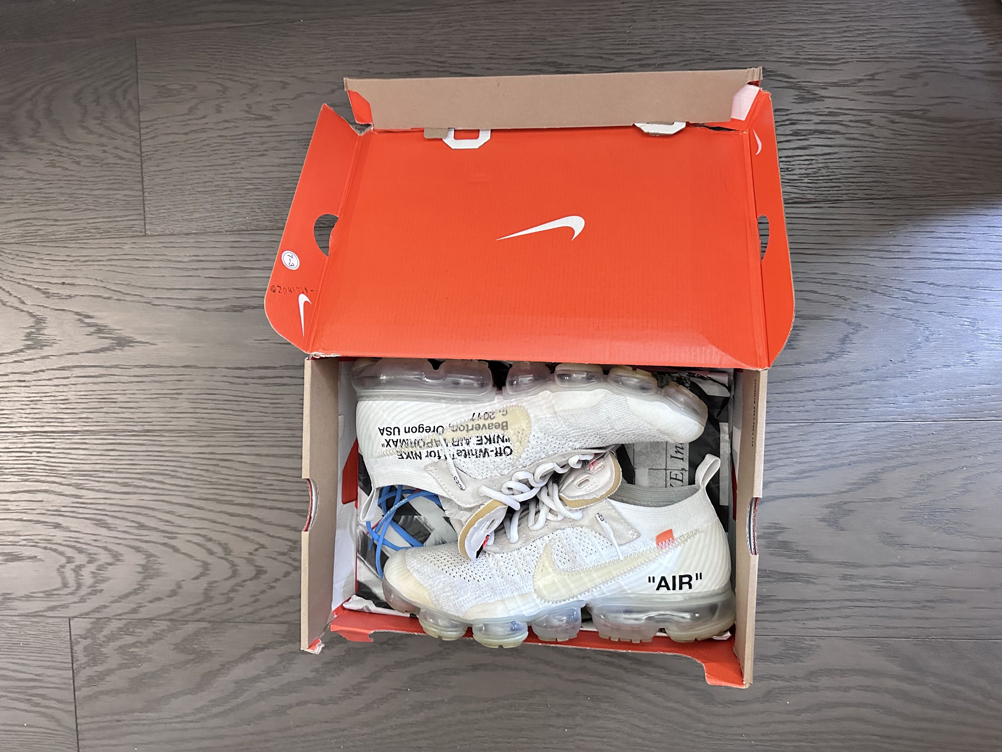 Nike × Off-White Nike Off White VaporMax White 2018 Size US 10.5 / EU 43-44 - 2 Thumbnail