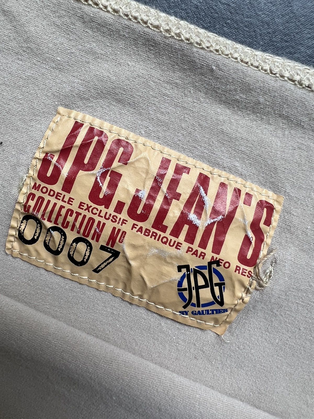 Jean Paul Gaultier 1997 Jean Paul GaultierJPG jeans long sleeve blouse shirt Size S / US 4 / IT 40 - 9 Thumbnail
