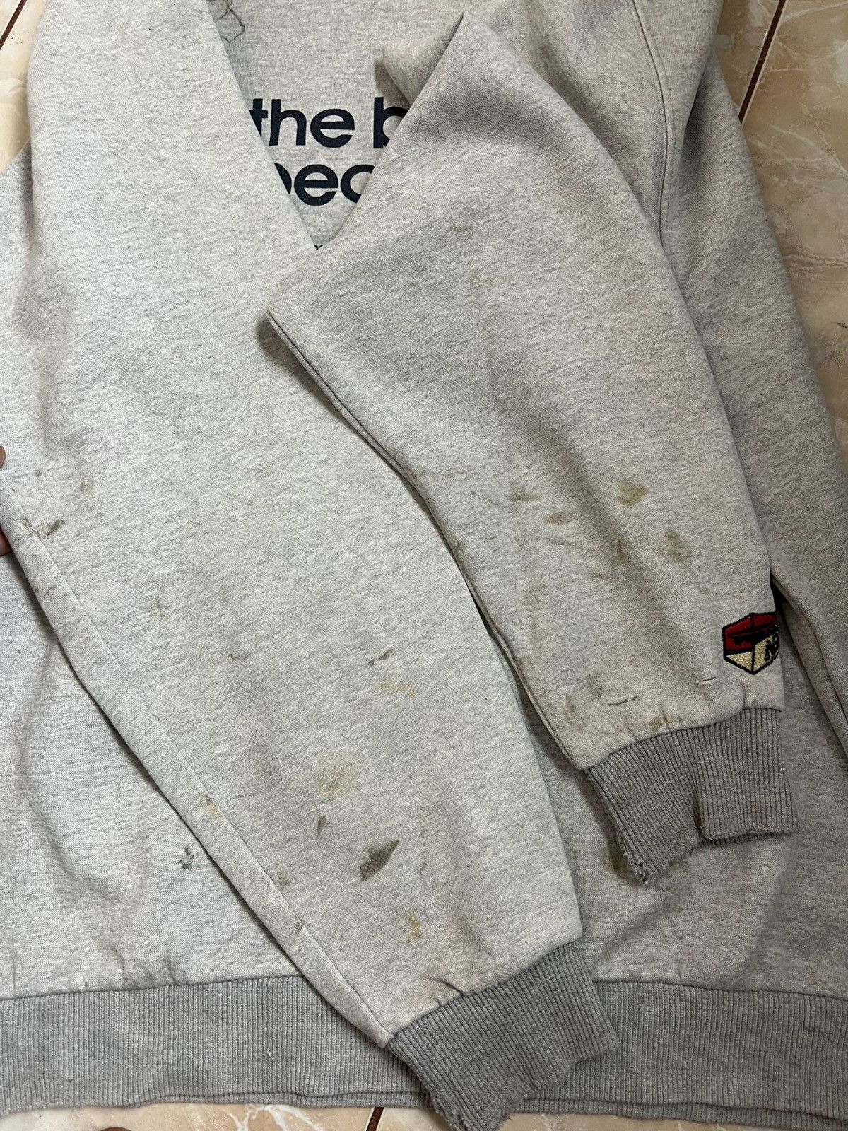New Balance × Vintage Distress New Balance The Best Beat Maker Sweatshirt Size US L / EU 52-54 / 3 - 12 Thumbnail