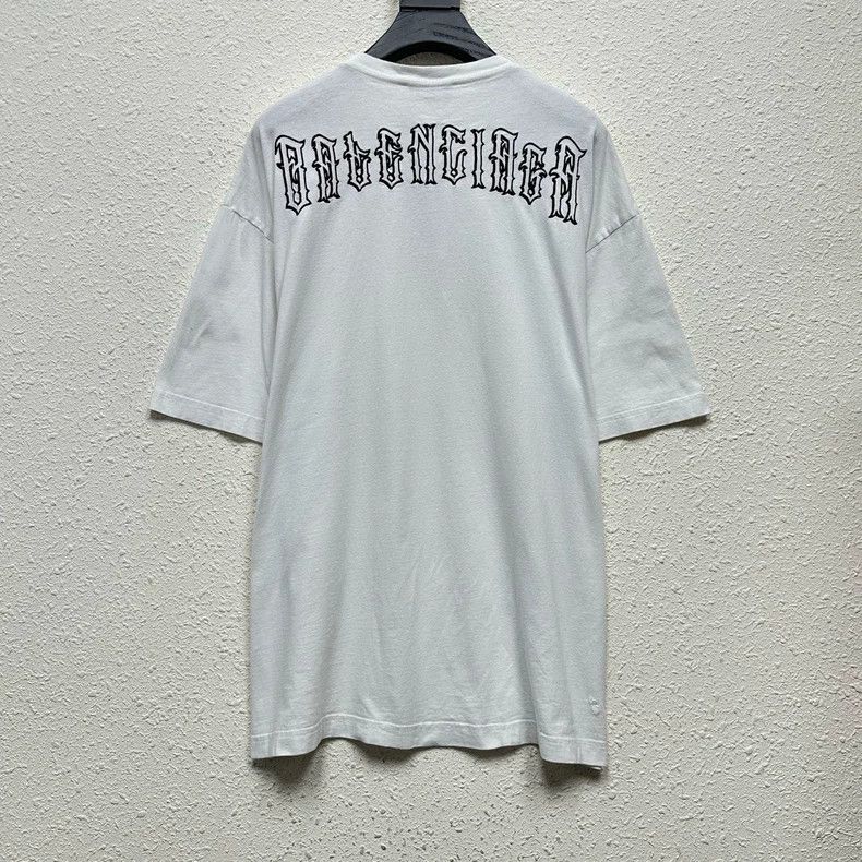 Balenciaga Balenciaga Back LOGO embroidered short sleeve 2502-Nextarro Size US XS / EU 42 / 0 - 2 Thumbnail