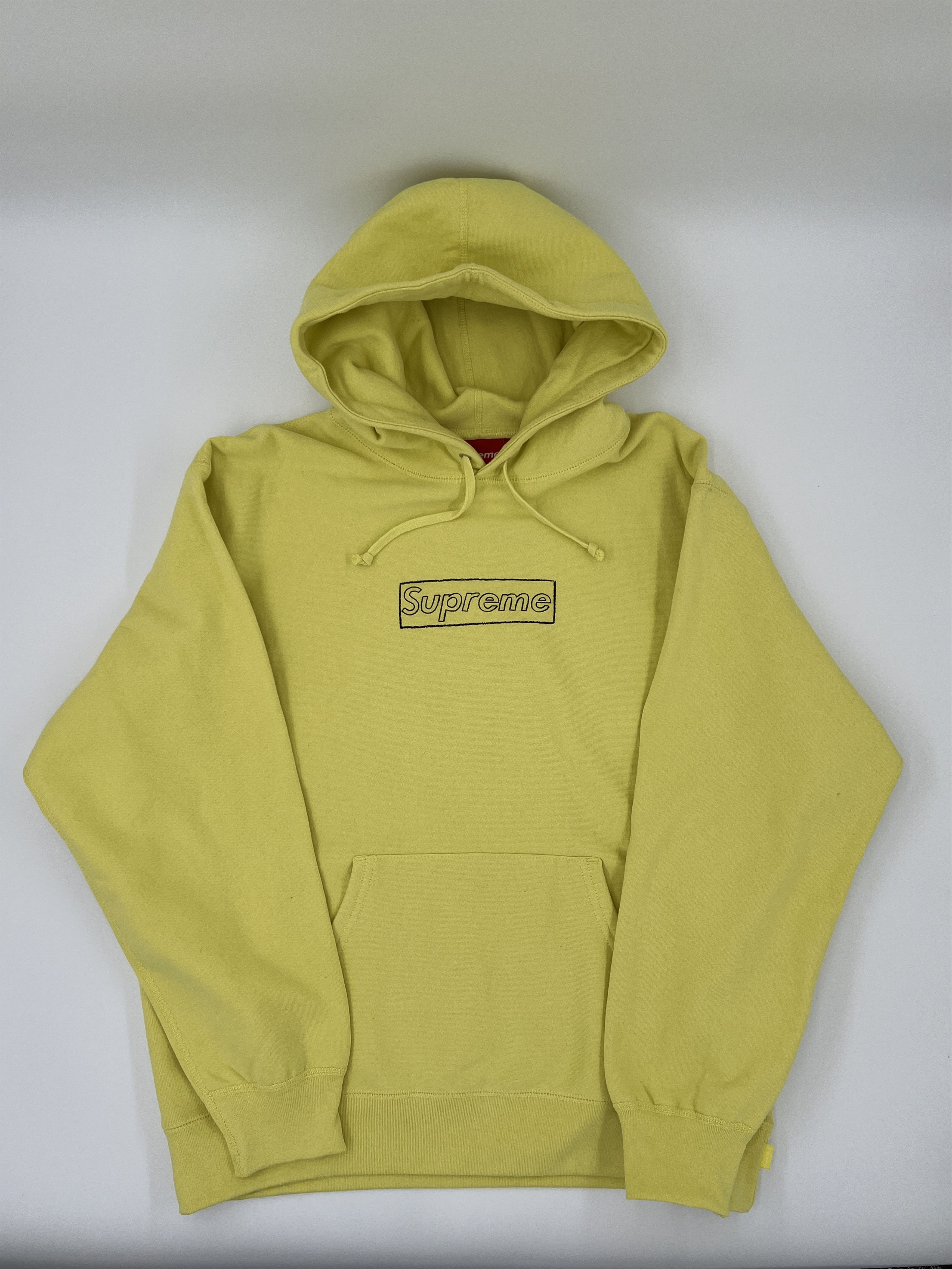 Kaws × Supreme Supreme KAWS Chalk Logo Hoodie | Grailed