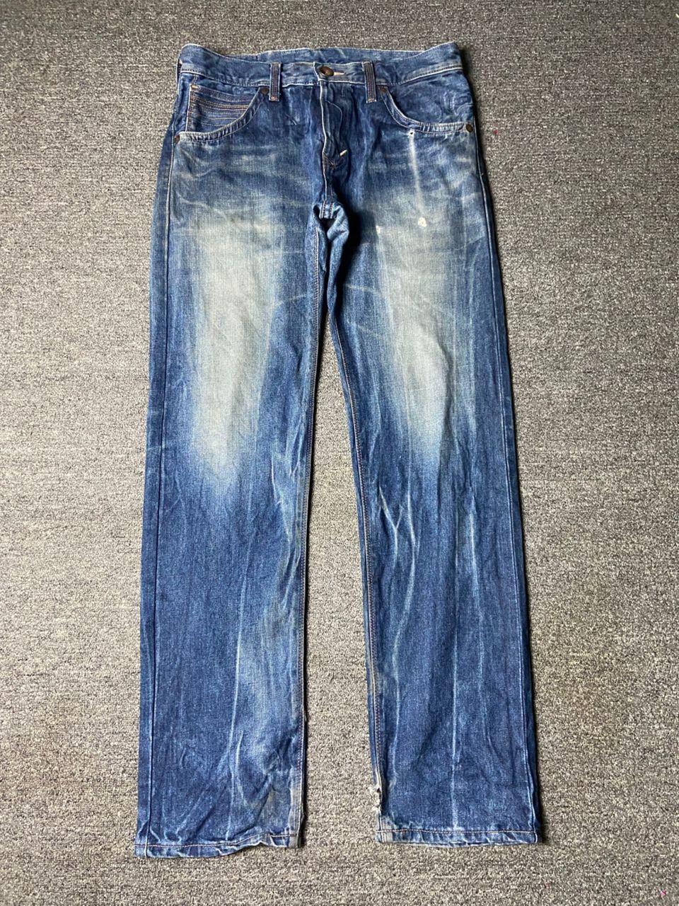 Edwin Exclusive Vintage Edwin Distressed Jeans (168) Size US 35 - 1 Thumbnail