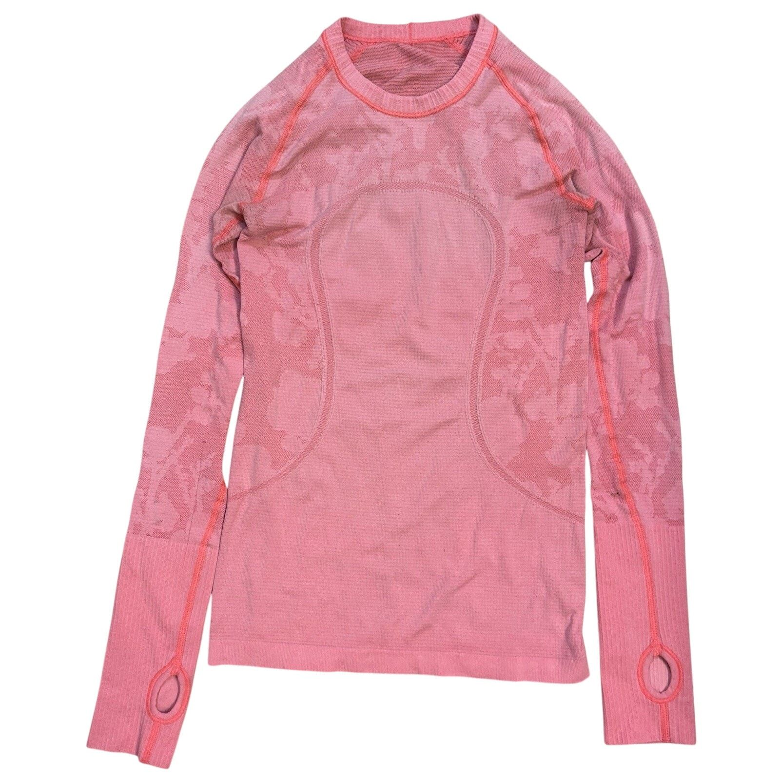 Lululemon Lululemon Run Swiftly Tech Long Sleeve Pink Flash Womens 4 Size S / US 4 / IT 40 - 3 Thumbnail