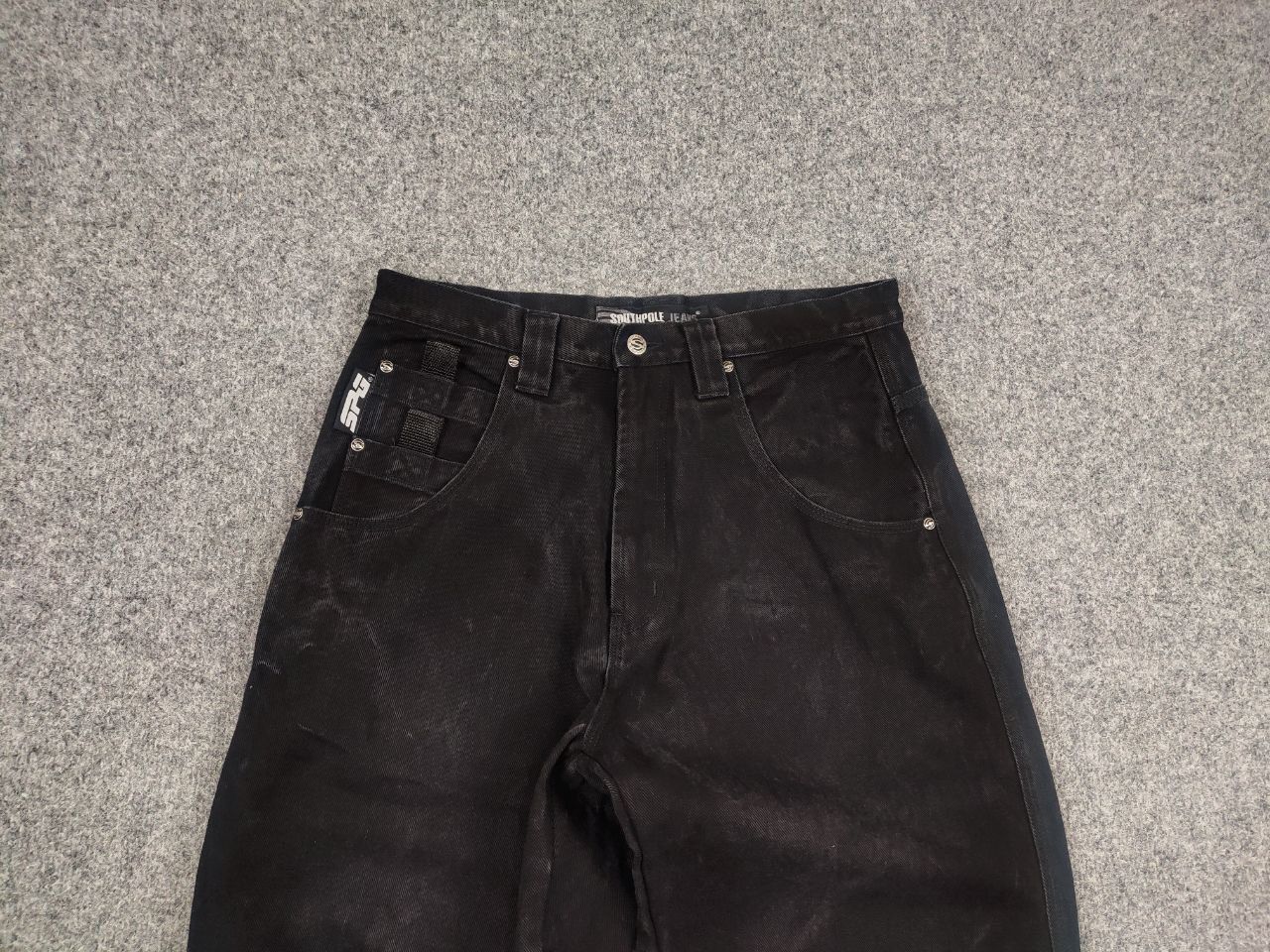 Southpole Vintage Southpole baggy Black denim Shorts Y2k Style Rap Size US 34 / EU 50 - 8 Thumbnail