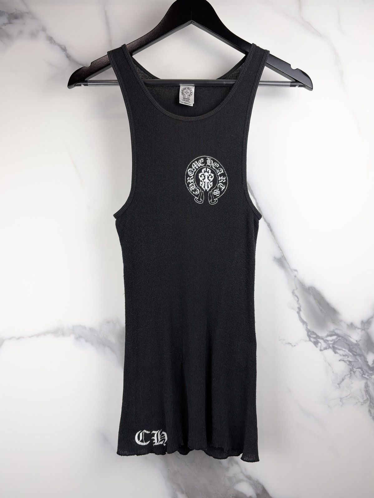 Chrome Hearts Vintage USA American Flag Horseshoe Tank Top