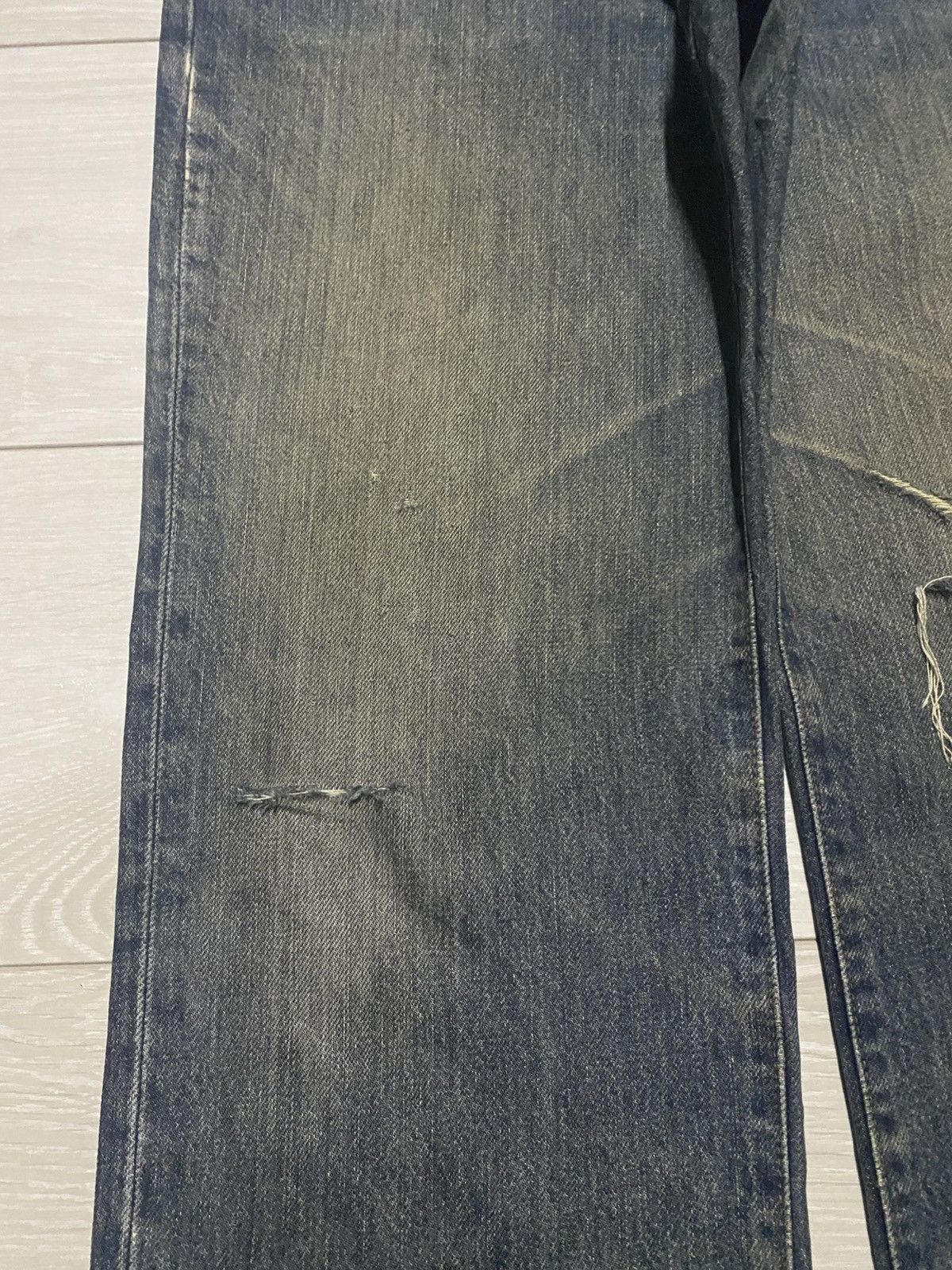 Edwin Rare Vintage Edwin Frontier Orange Tab Mud Wash Jeans Size US 31 - 7 Thumbnail