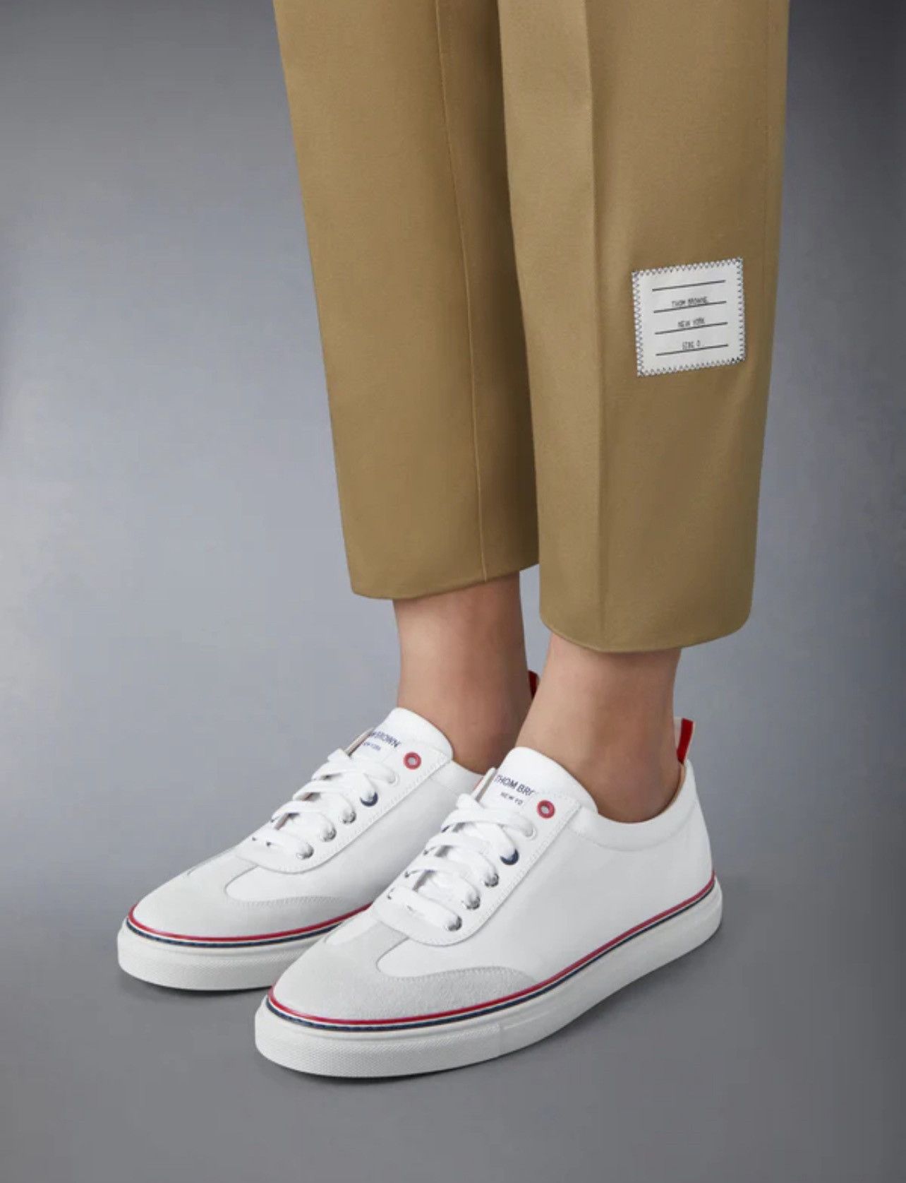 Thom Browne Thom Browne Loe Top Leather Sneakers size 41/us size 8 Size US 8 / EU 41 - 2 Thumbnail
