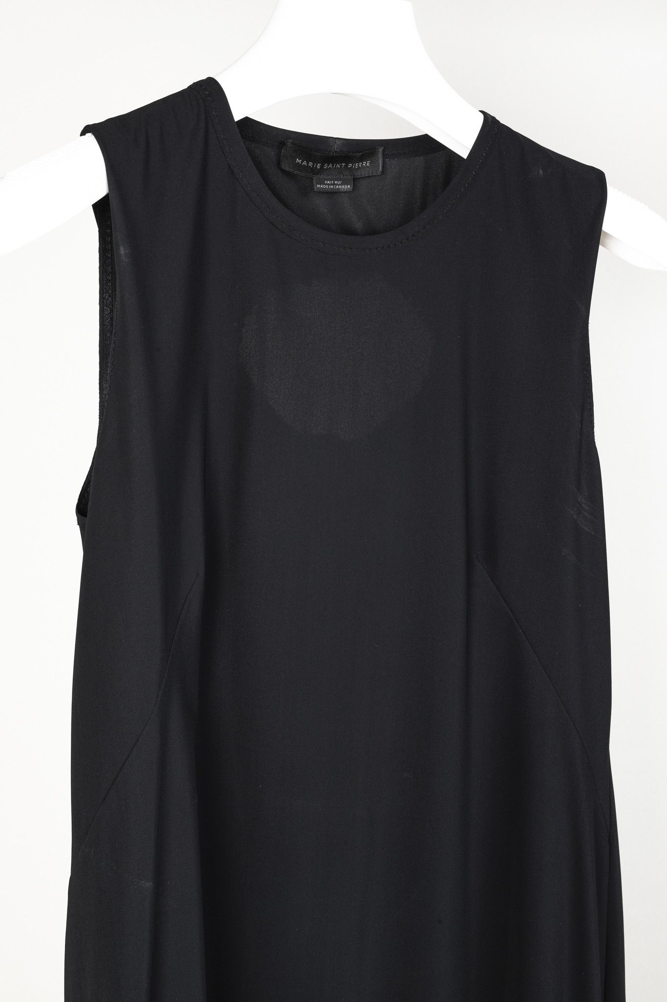Marie Saint Pierre Marie Saint Pierre Black Cut-Out Back Dress Size M / US 6-8 / IT 42-44 - 3 Thumbnail