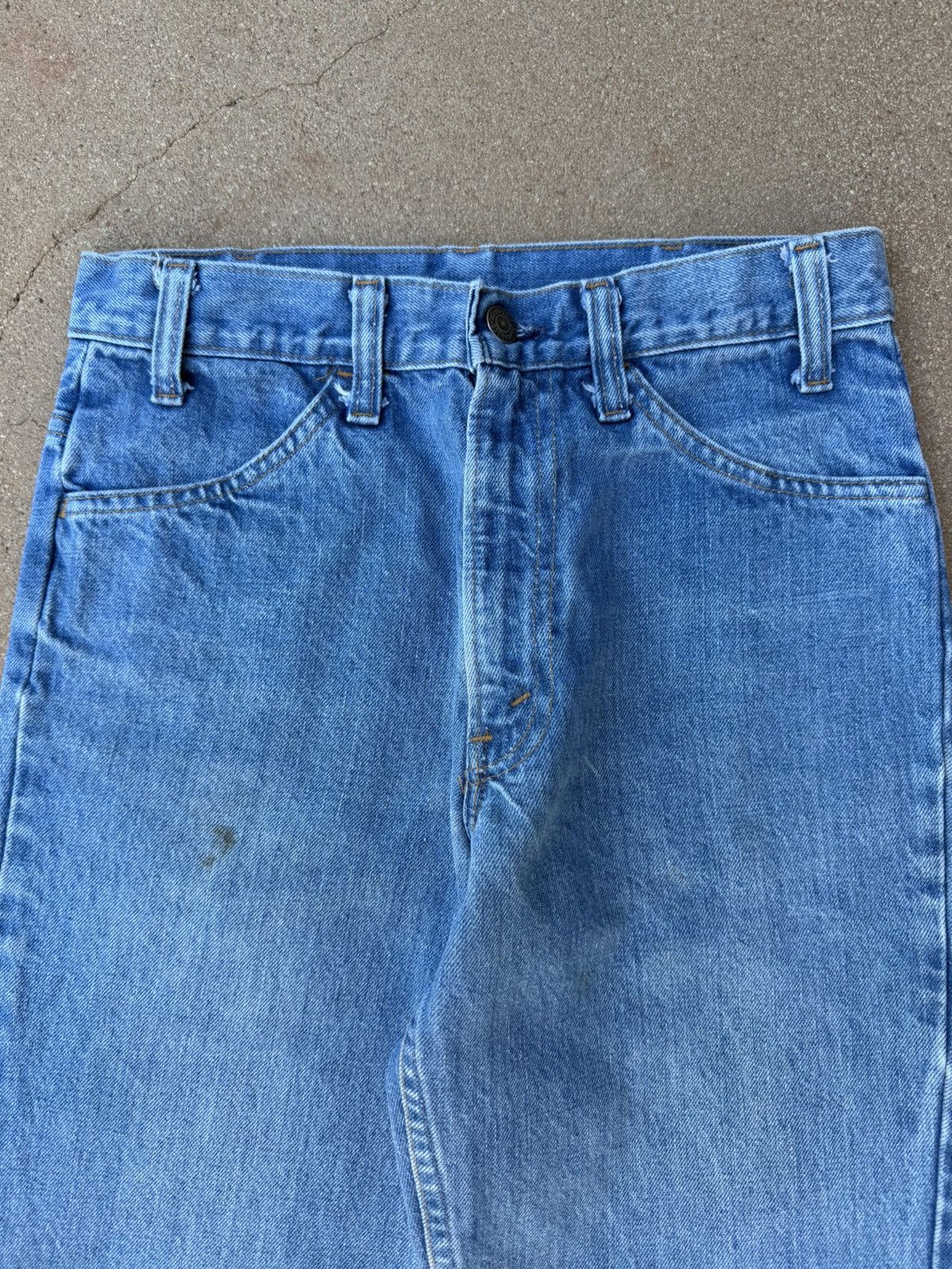 Levi's Vtg 70’s Levi’s 646 Orange Tab Bellbottom Flare Jeans 28x29 Size US 28 / EU 44 - 4 Thumbnail