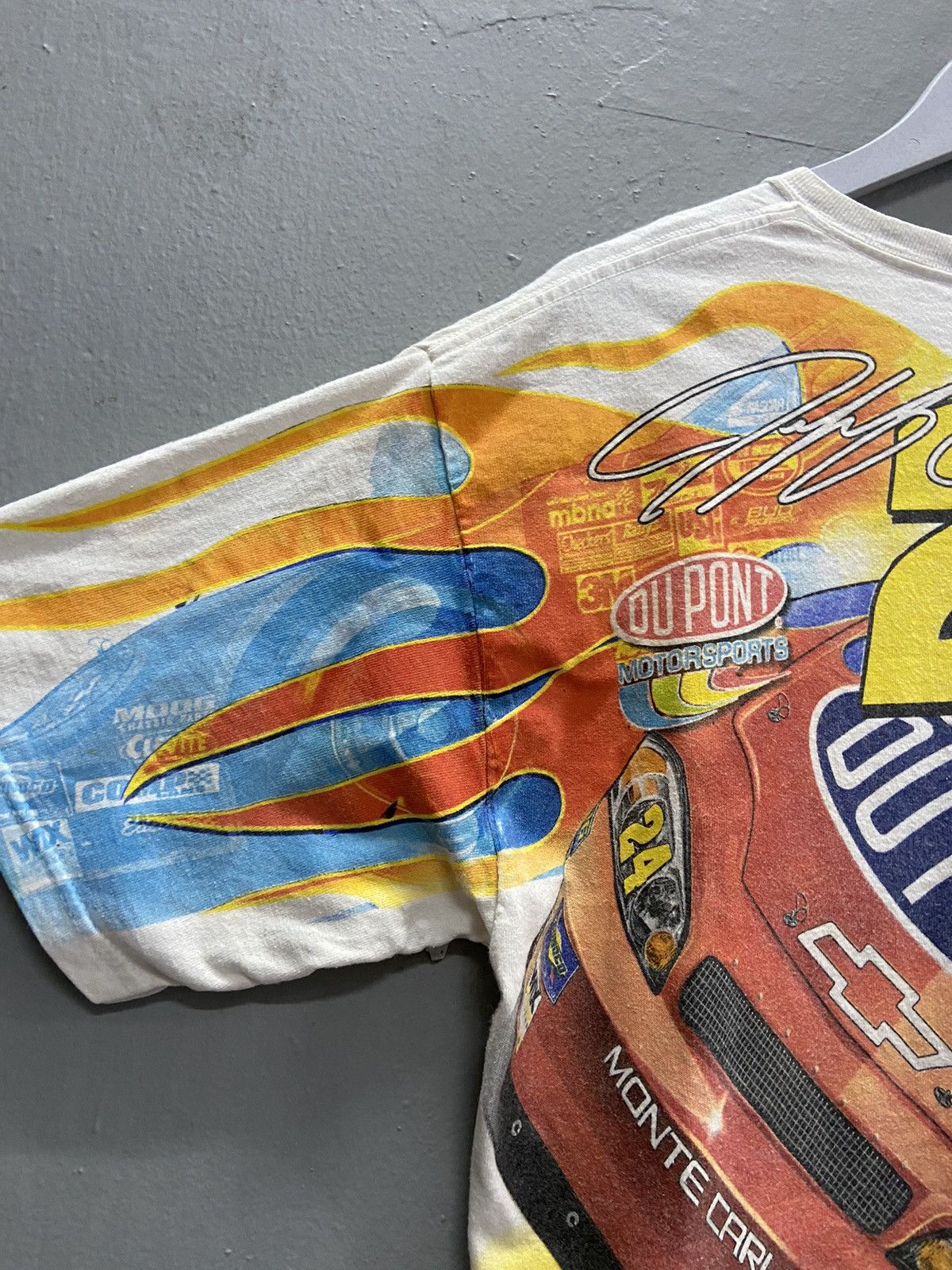 NASCAR JEFF GORDON 24 DU PONT NASCAR OVER PRINT TEE SHIRT Size US L / EU 52-54 / 3 - 7 Thumbnail