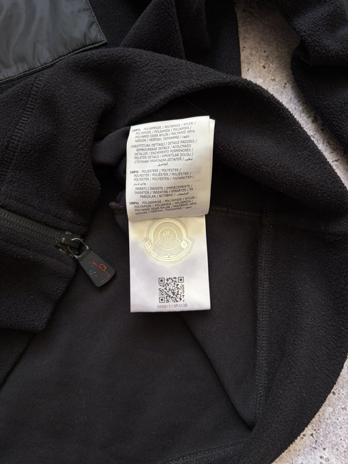 Moncler Grenoble Moncler Grenoble Maglia Black Fleece Cardigan Size US L / EU 52-54 / 3 - 10 Thumbnail