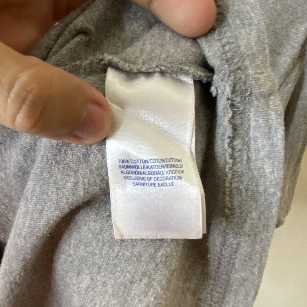 Polo Ralph Lauren Vintage Polo By Ralph Lauren Small Pony Essential Grey Tee Size US M / EU 48-50 / 2 - 5 Thumbnail