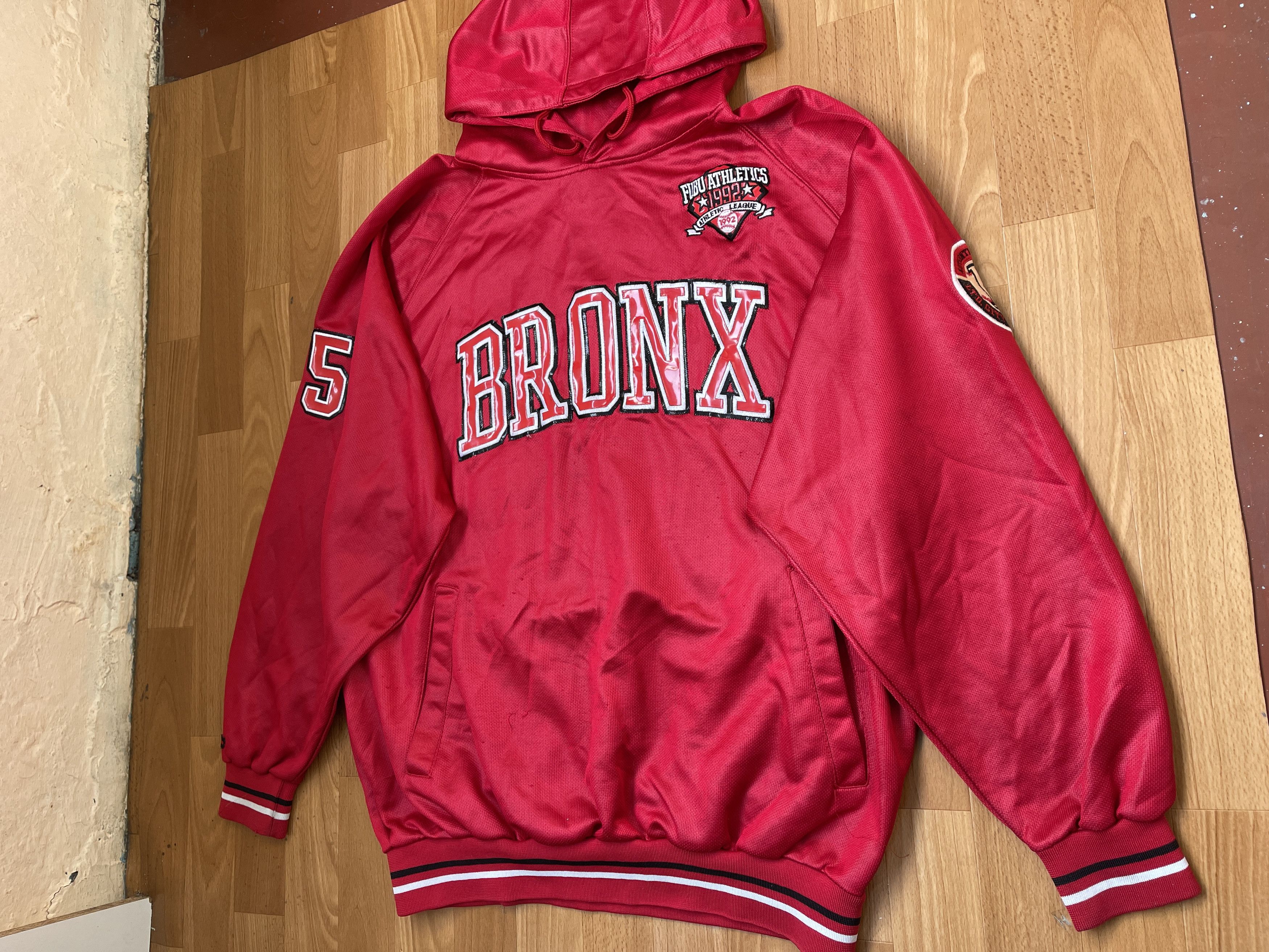 Fubu FUBU jersey CitySeries BRONX hoodie vintage New York City XL Size US XL / EU 56 / 4 - 4 Thumbnail