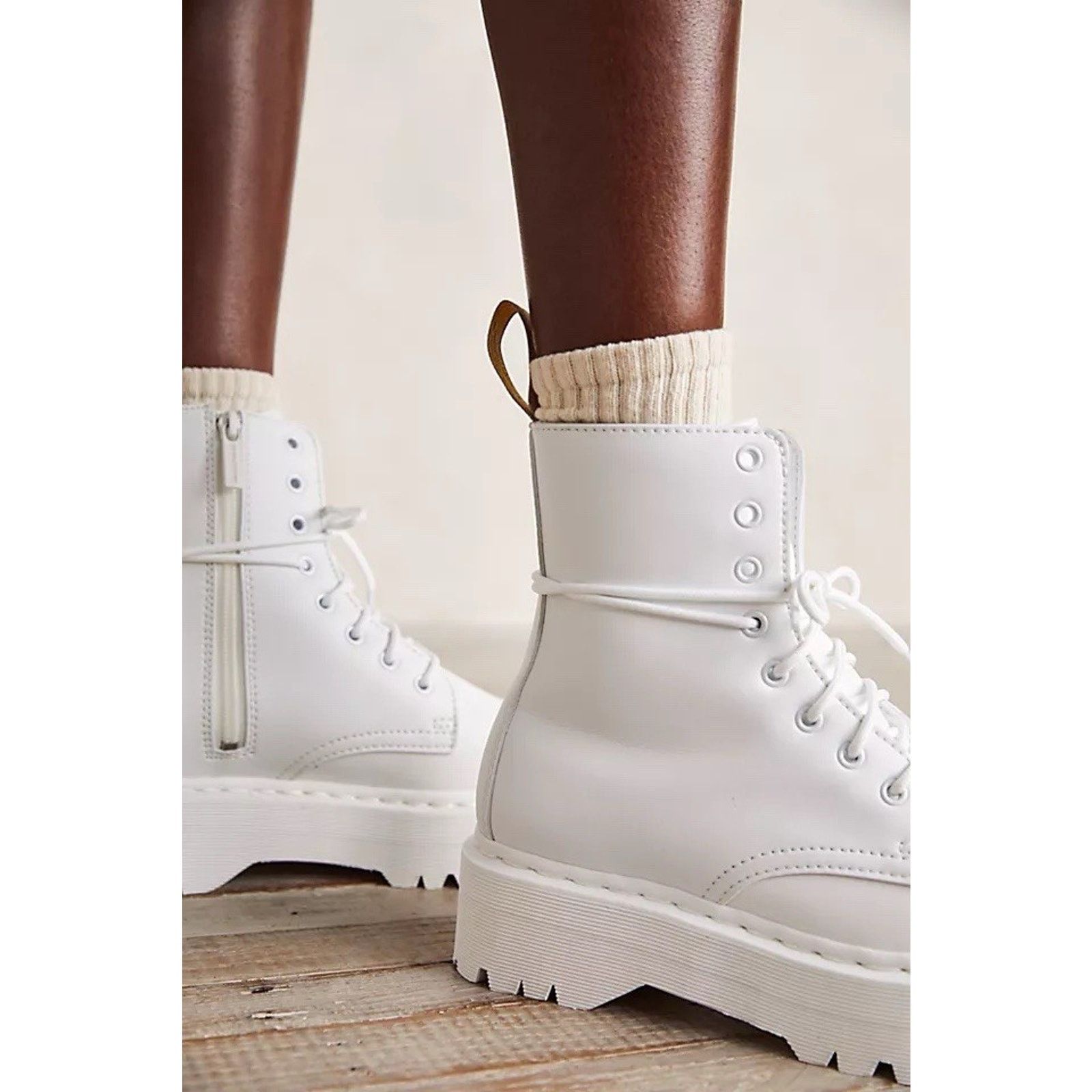 Dr. Martens Dr. Martens Vegan Jadon II Mono Platform Combat Boot 42 Size US 10 / IT 40 - 1 Thumbnail
