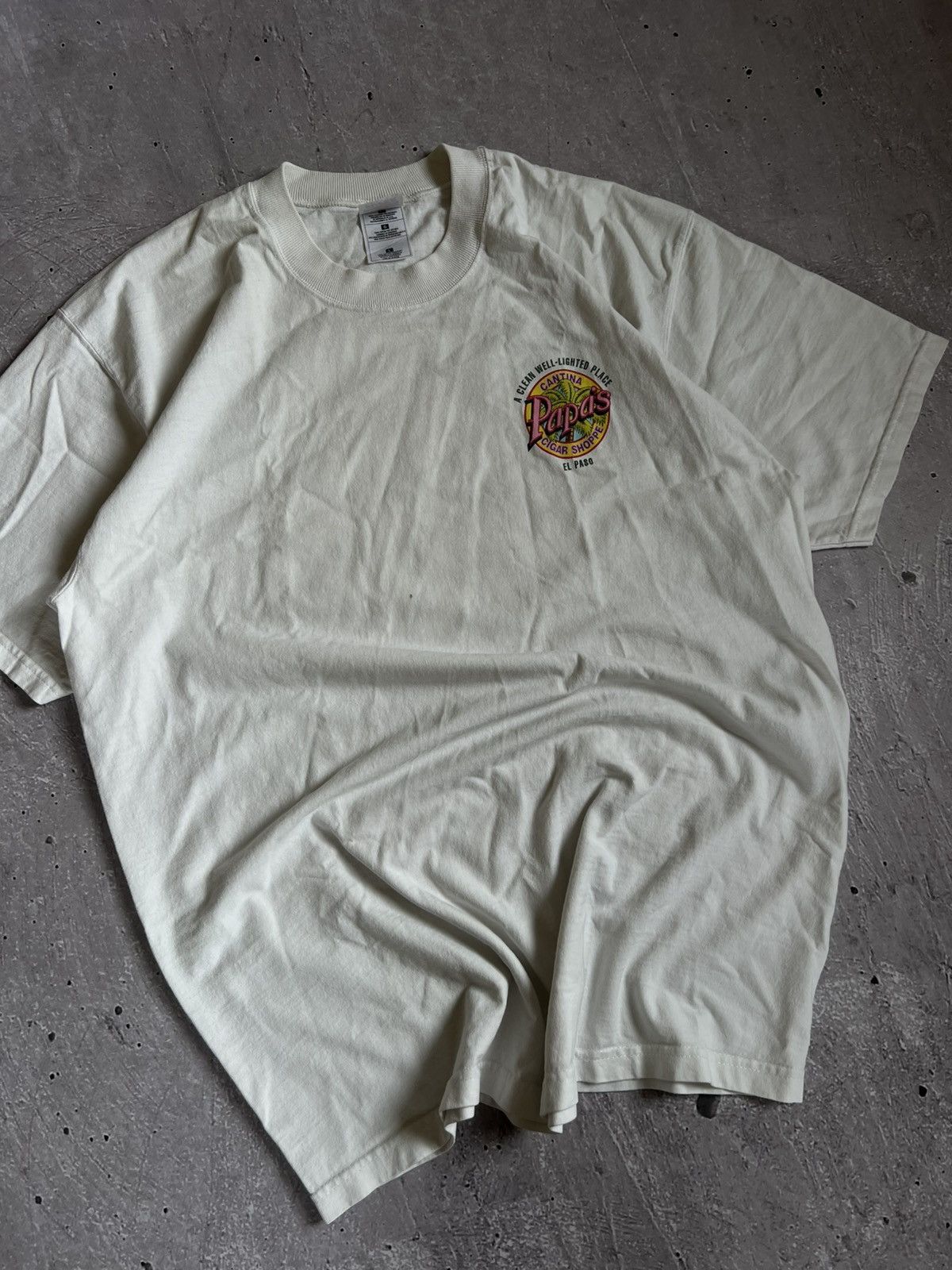 Other Rare Vintage T-Shirt Papais Papas White Size L Size US L / EU 52-54 / 3 - 1 Thumbnail