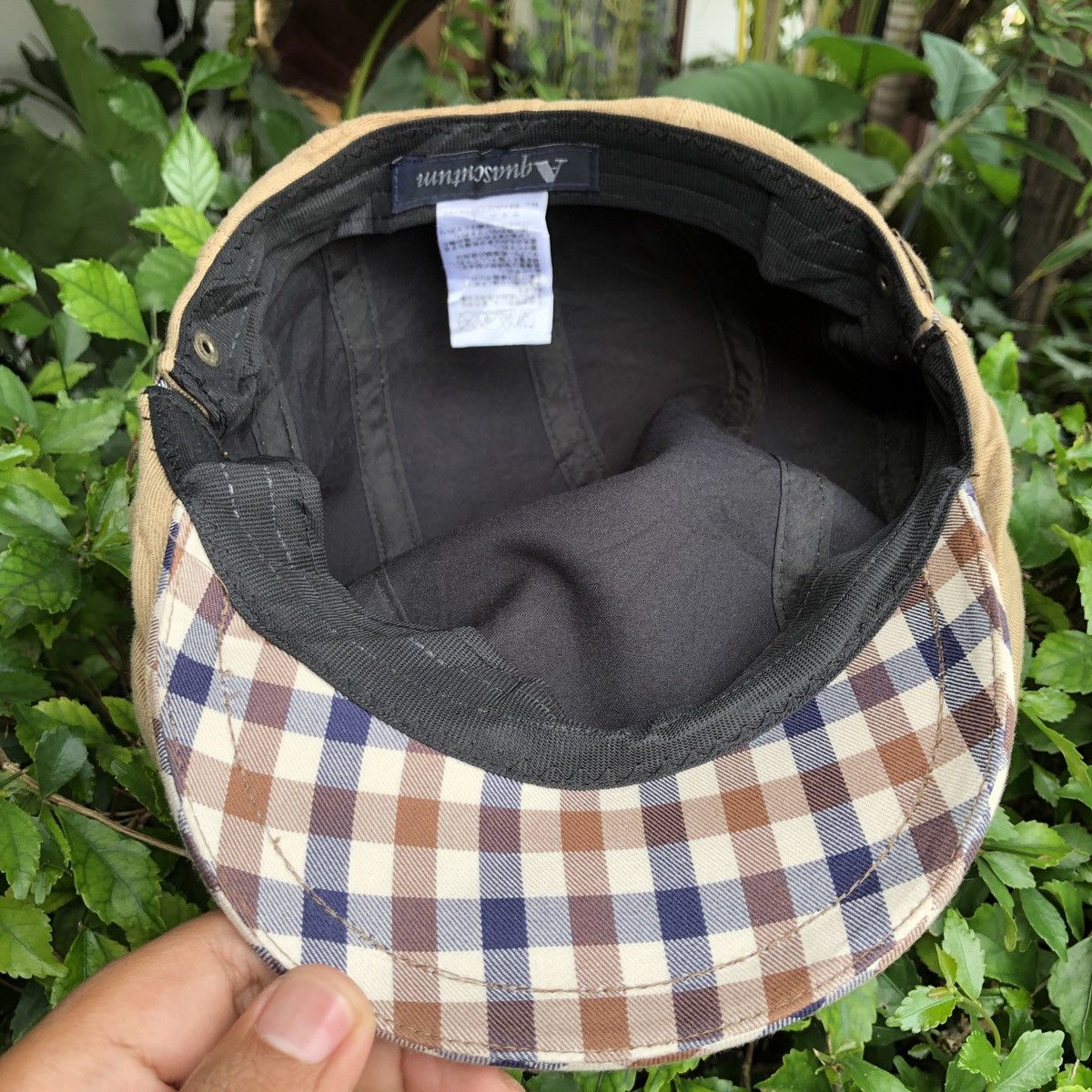 Aquascutum × Vintage VTG AQUASCUTUM FLAT CAP Size ONE SIZE - 5 Thumbnail